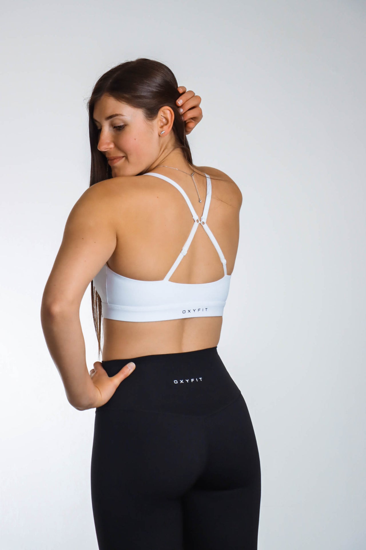 Oxyfit Viper Sports Bra - Avalanche White