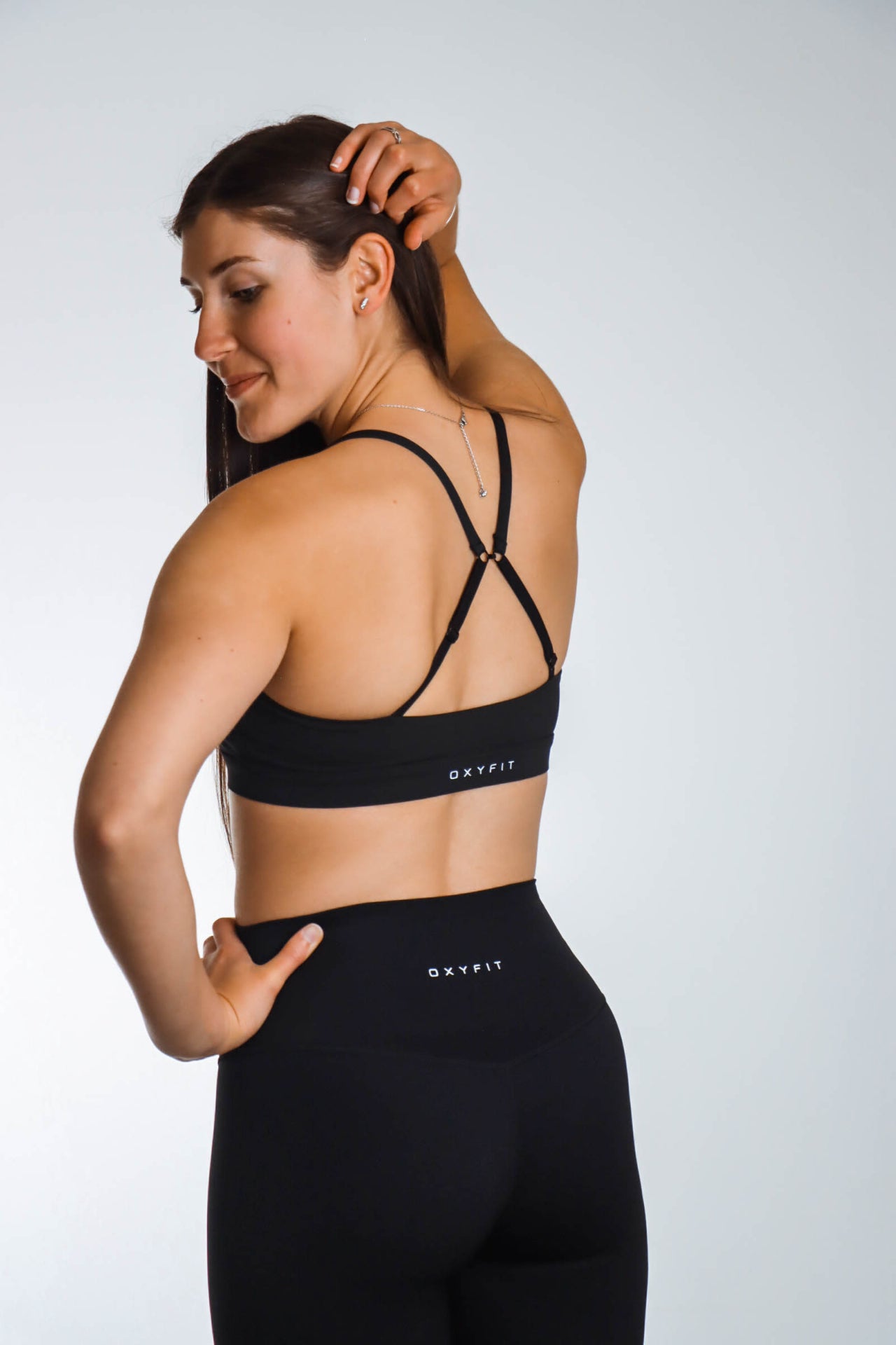 Oxyfit Viper Sports Bra - Onyx Black