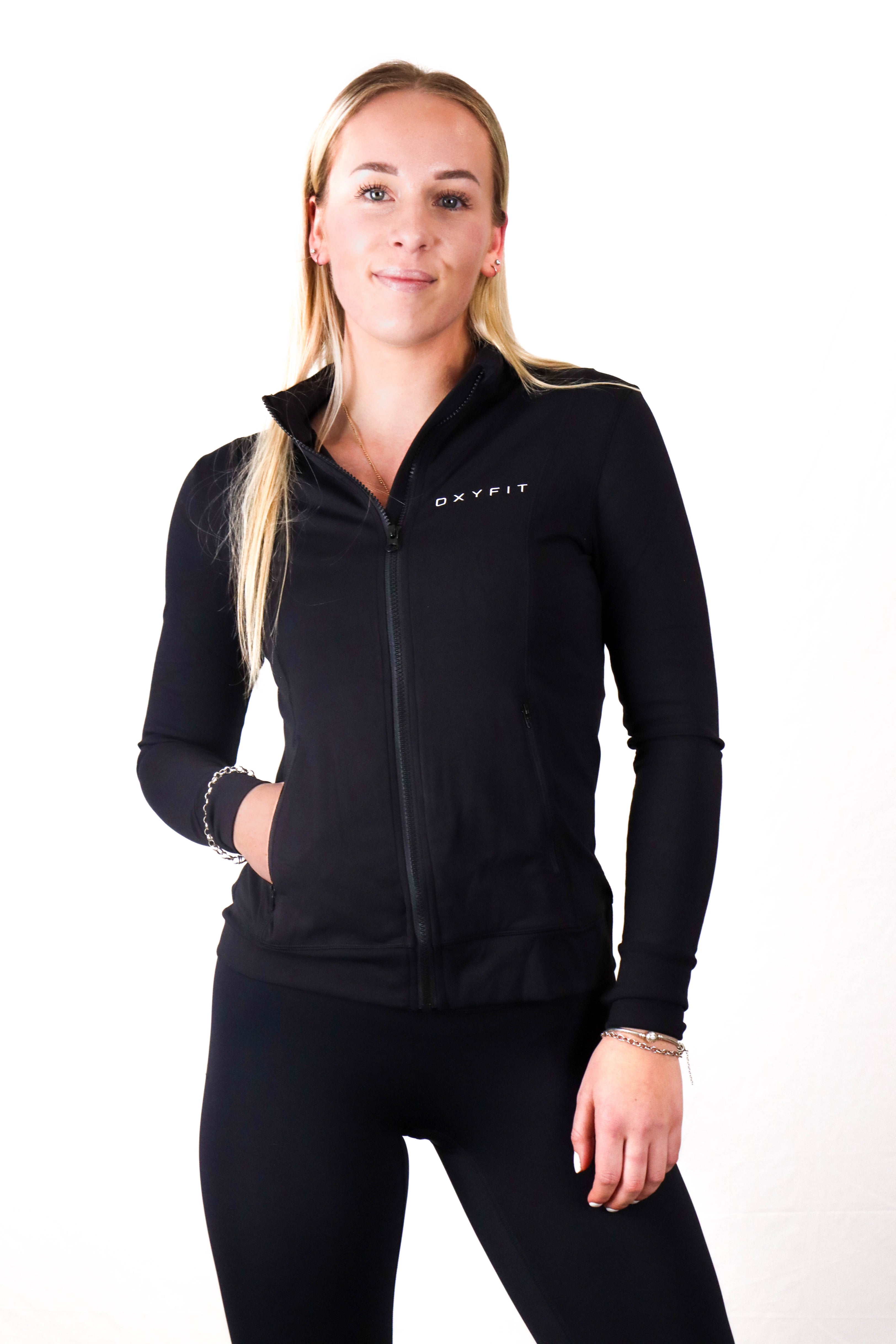 Oxyfit Womens Stealth Jacket - Obsidian Black