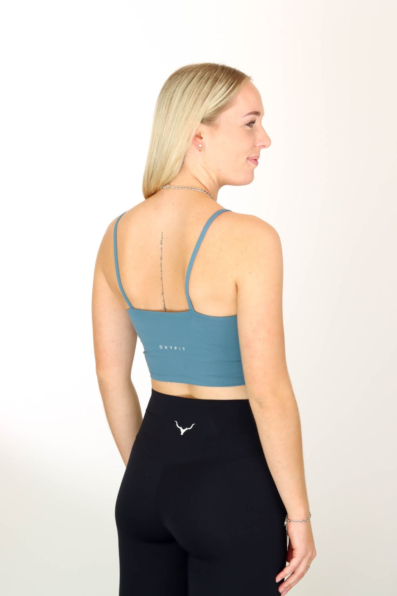 Oxyfit Desire Crop - Tiffany Blue