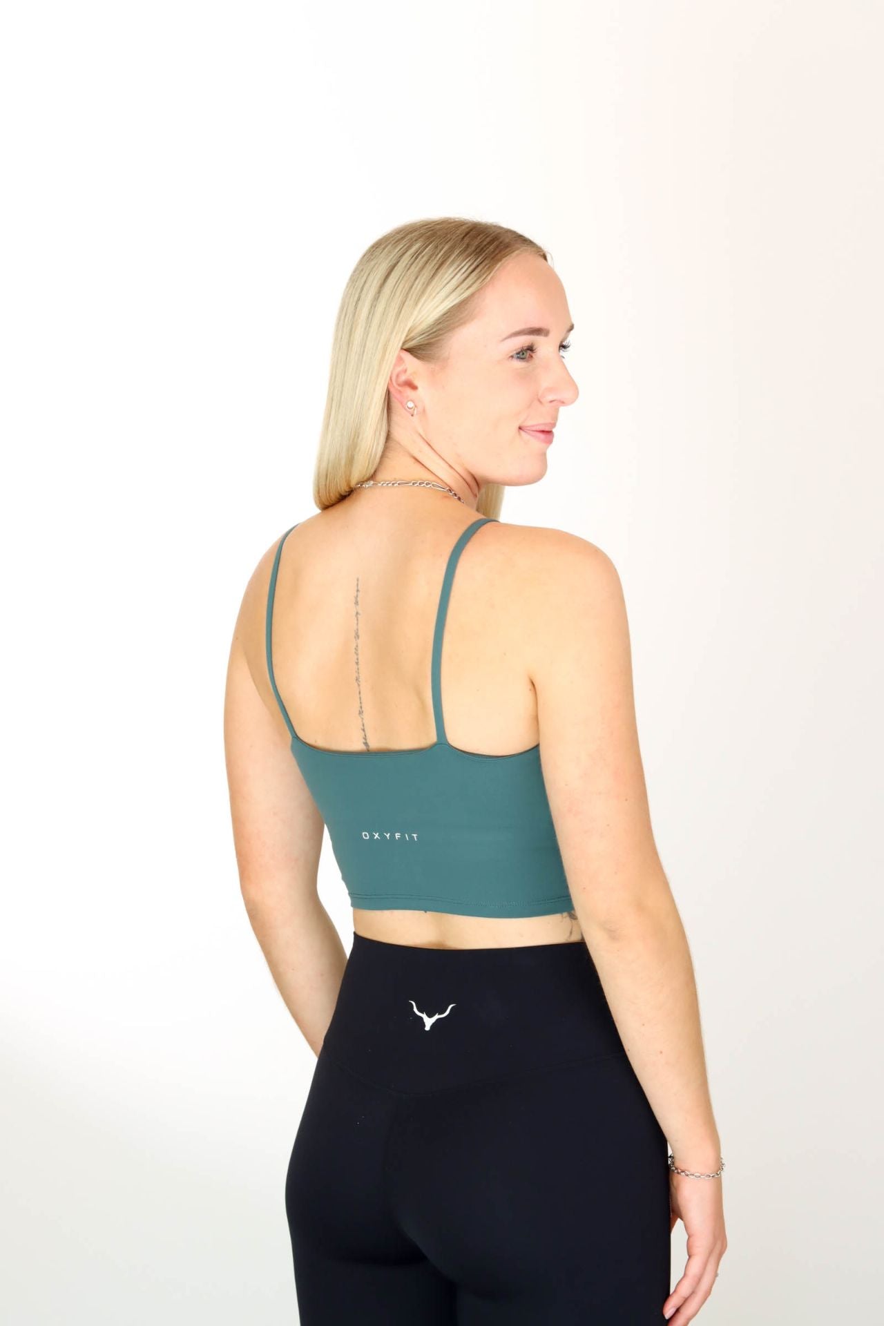 Oxyfit Desire Crop - Teal Green