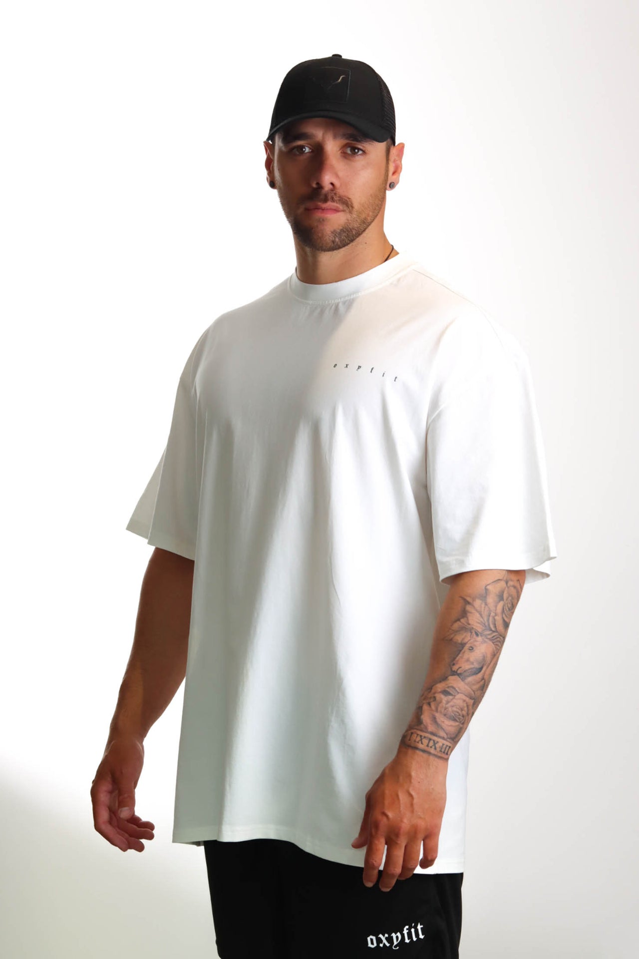Ether Oversized Lightweight Tees - Cream