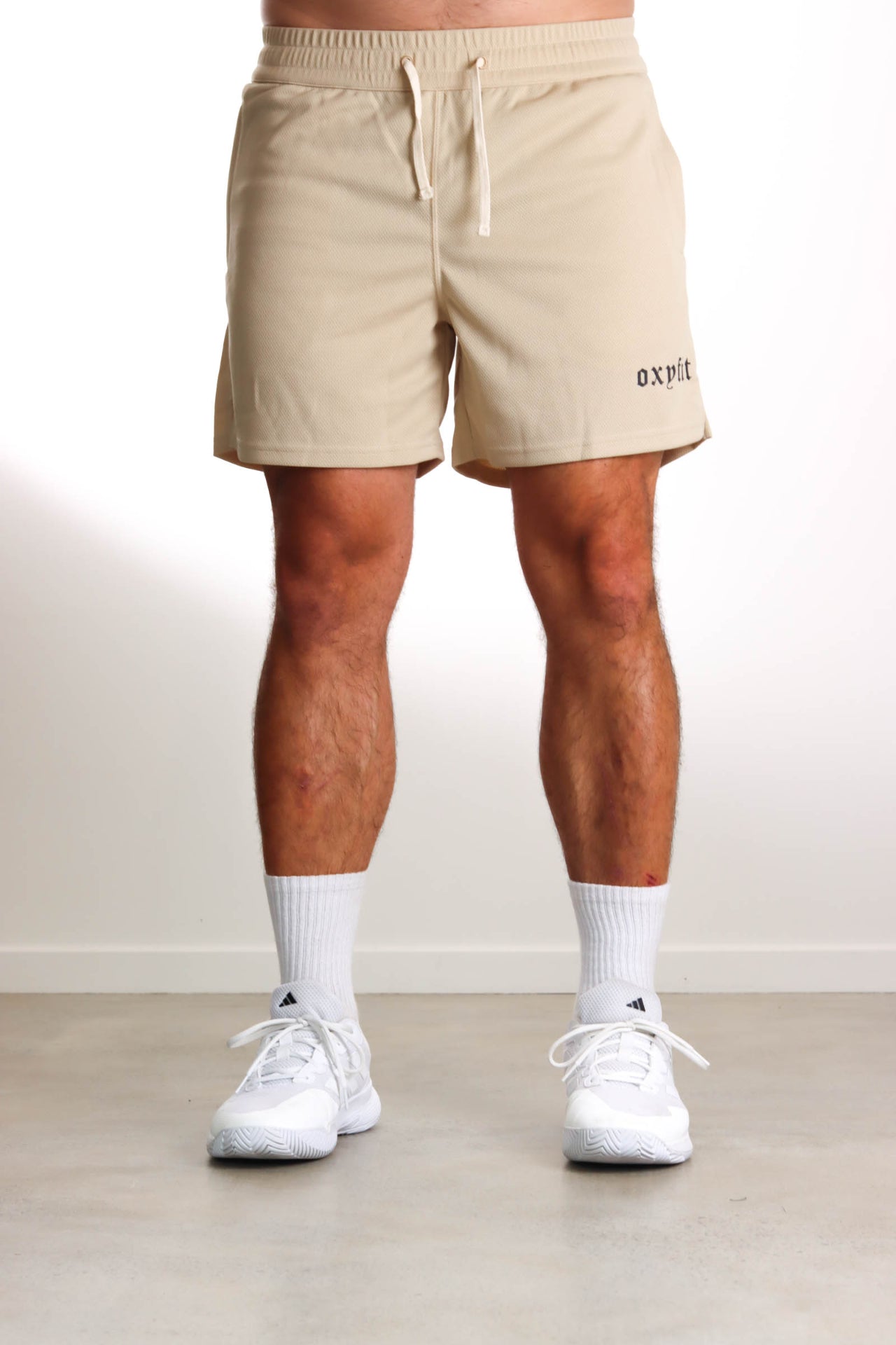 Oxyfit Mens Mesh Shorts - Sand