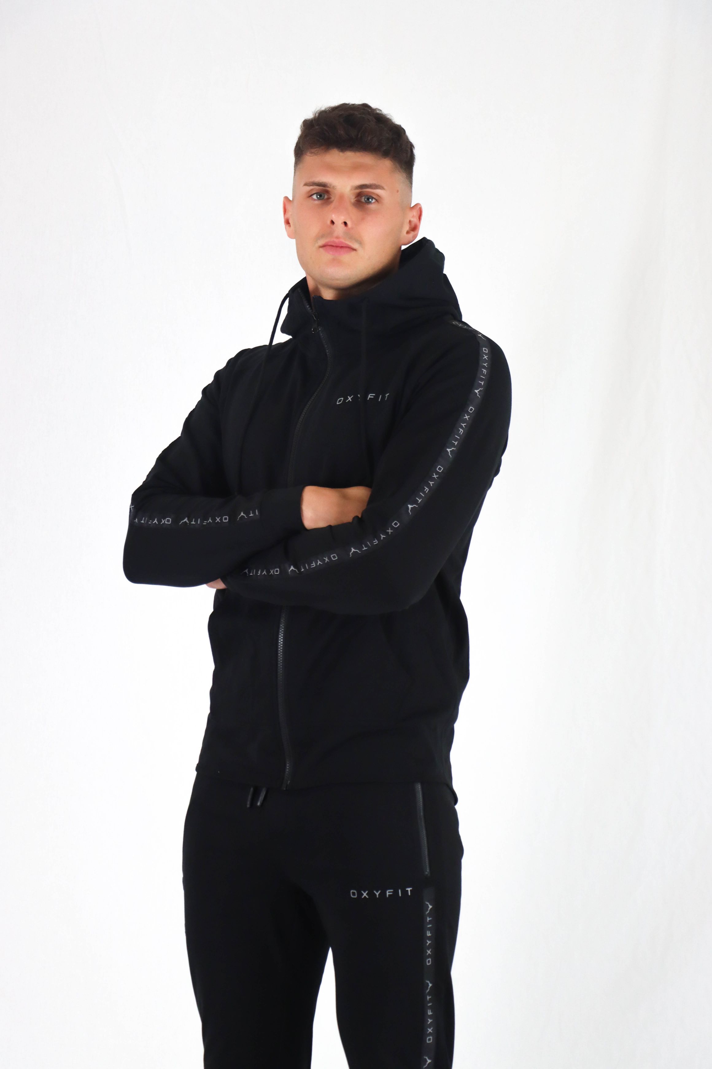 Mens Loyalty Zip-Up Hoodie - Onyx Black