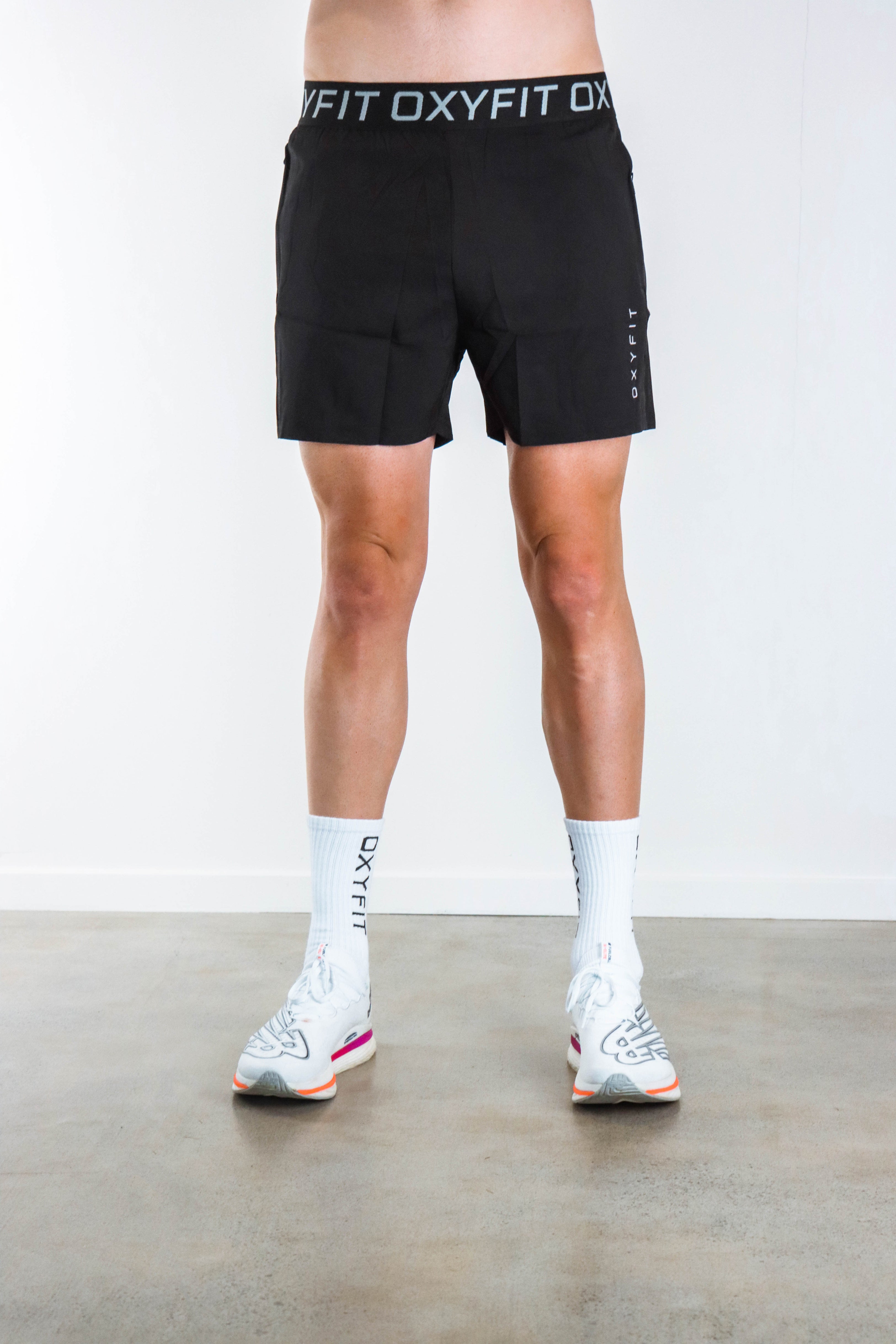 Oxyfit Mens SilverTech Shorts - True Black