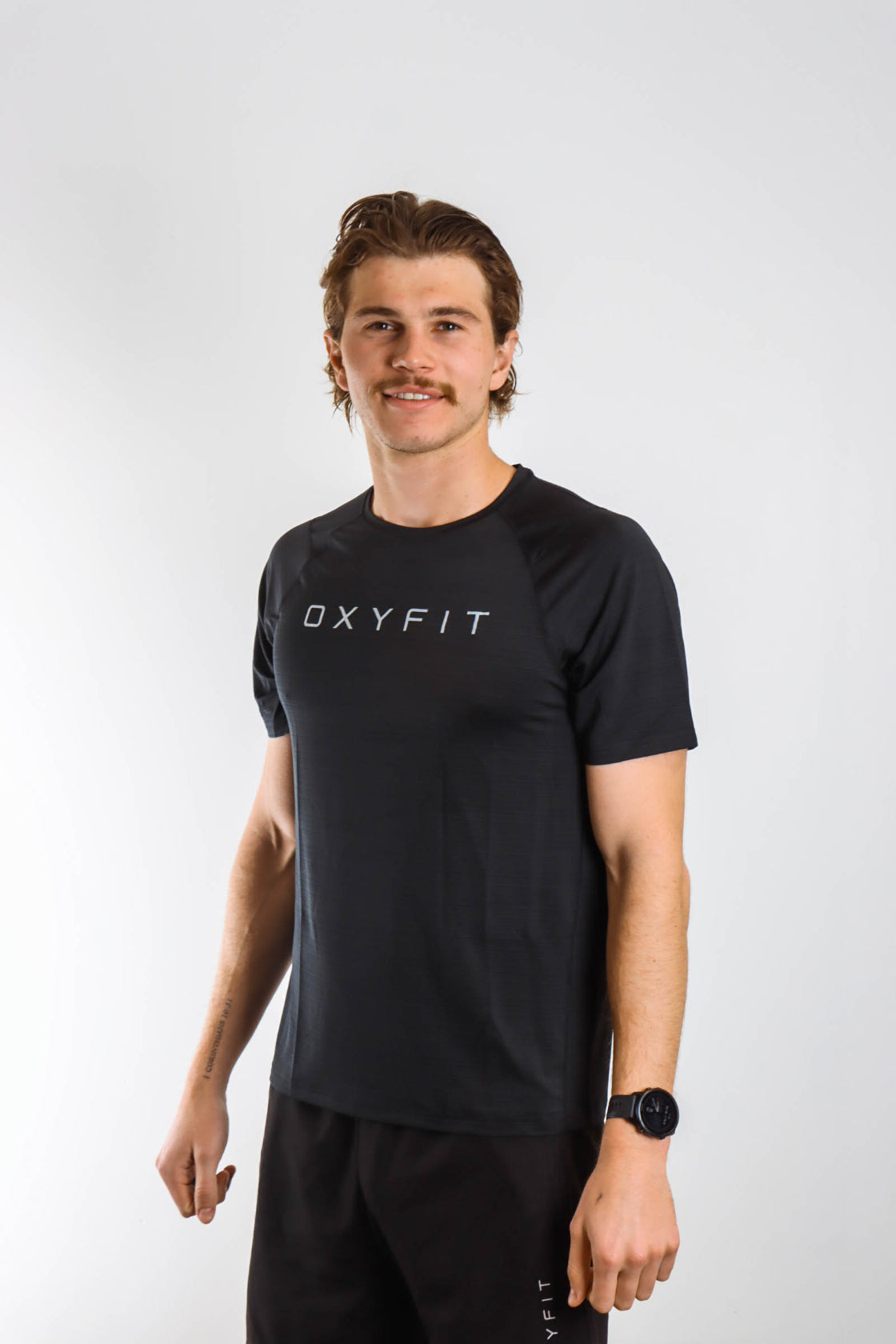 Mens Oxyfit Endura Tee - Opal Black