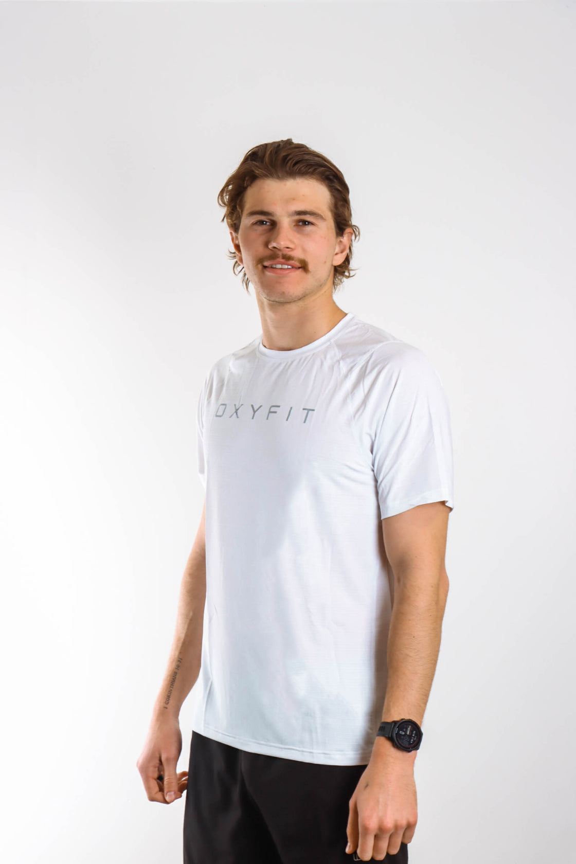 Mens Oxyfit Endura Tee - Arctic White