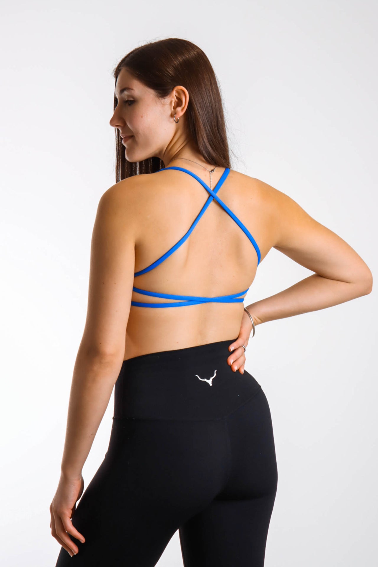 Oxyfit Lust Twist Crop - Ocean Blue
