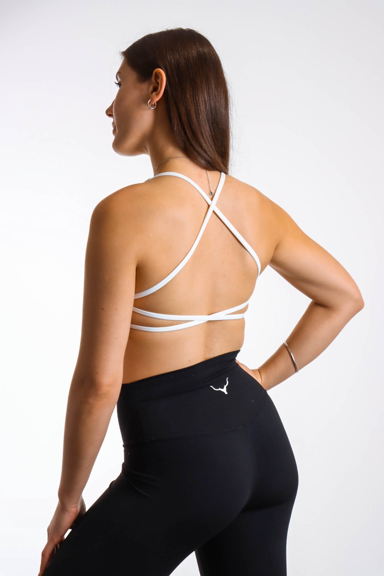 Oxyfit Lust Twist Crop - Cloud White