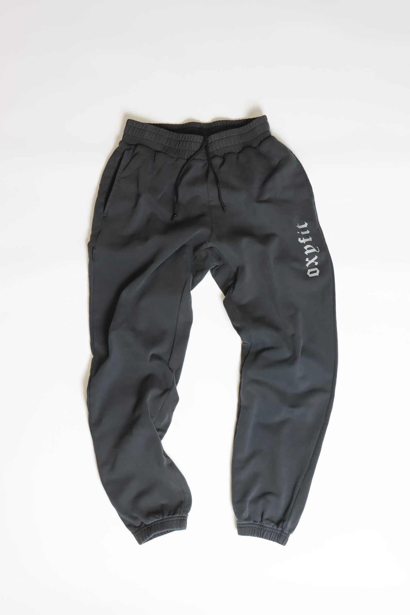 Mens Military Joggers - Washed Black