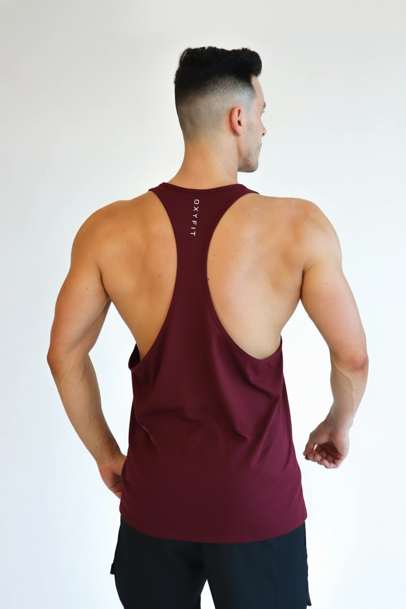 Oxyfit Mens Focus Stringer - Maroon