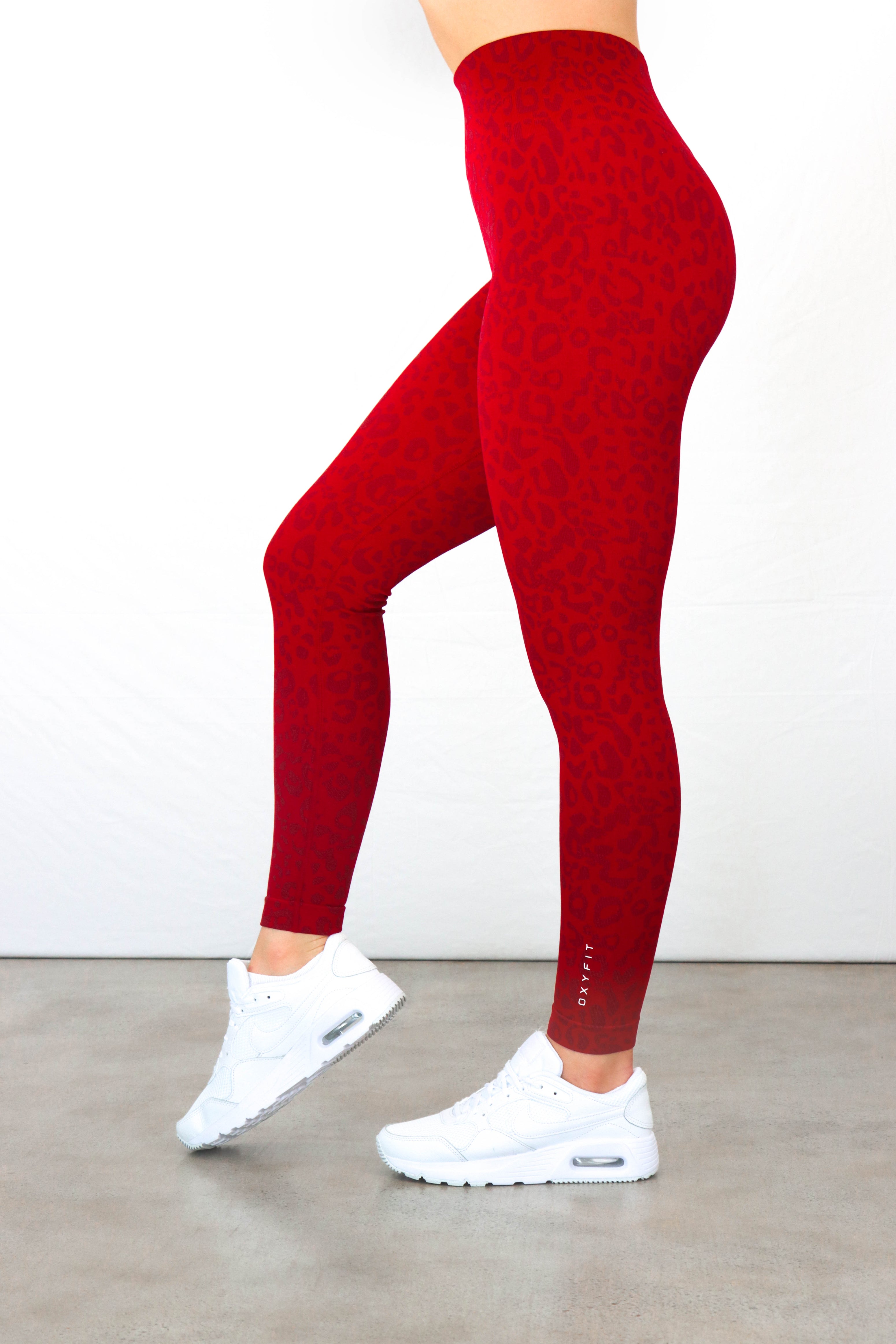 Oxyfit Leopard Leggings - Ruby Leopard