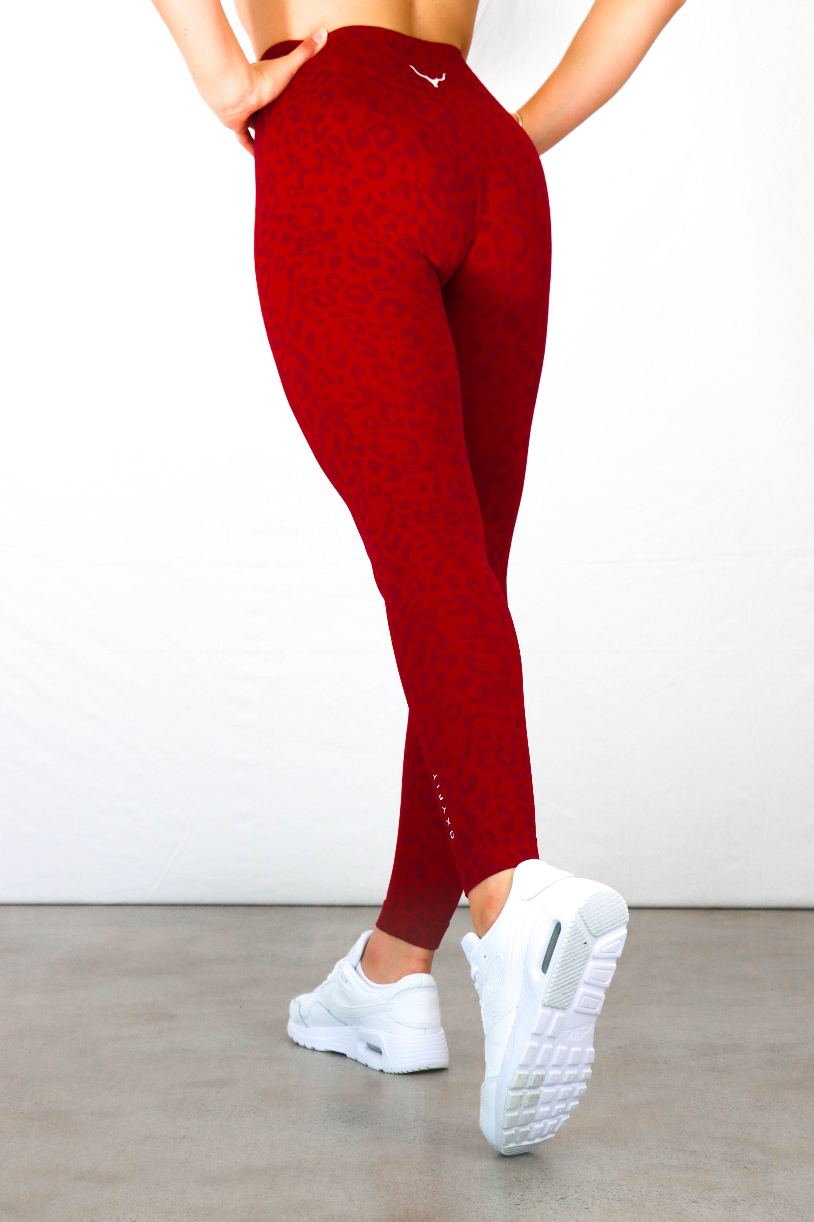 Oxyfit Leopard Leggings - Ruby Leopard