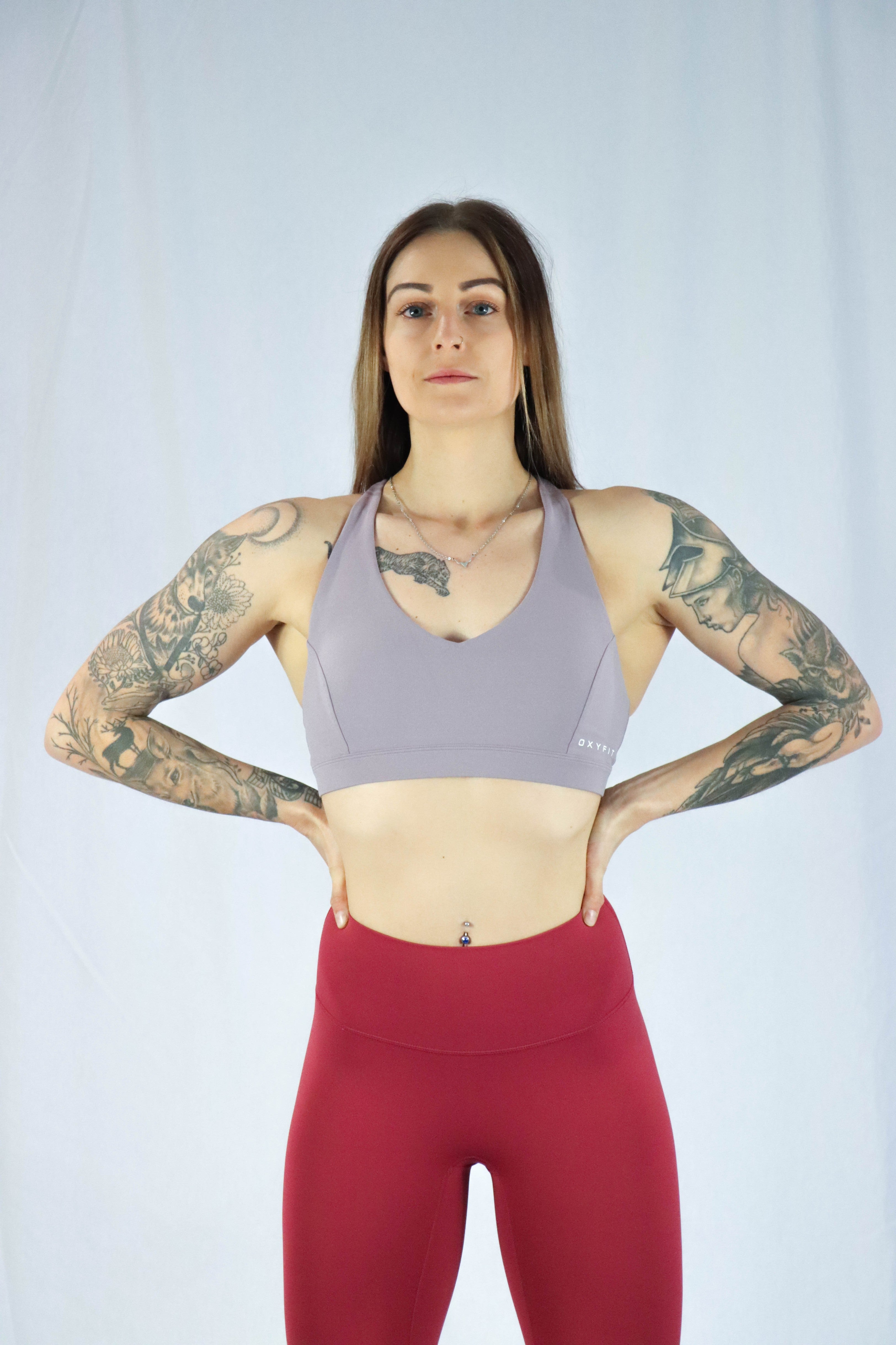 OXYTECH Sports Bra - Blush Purple