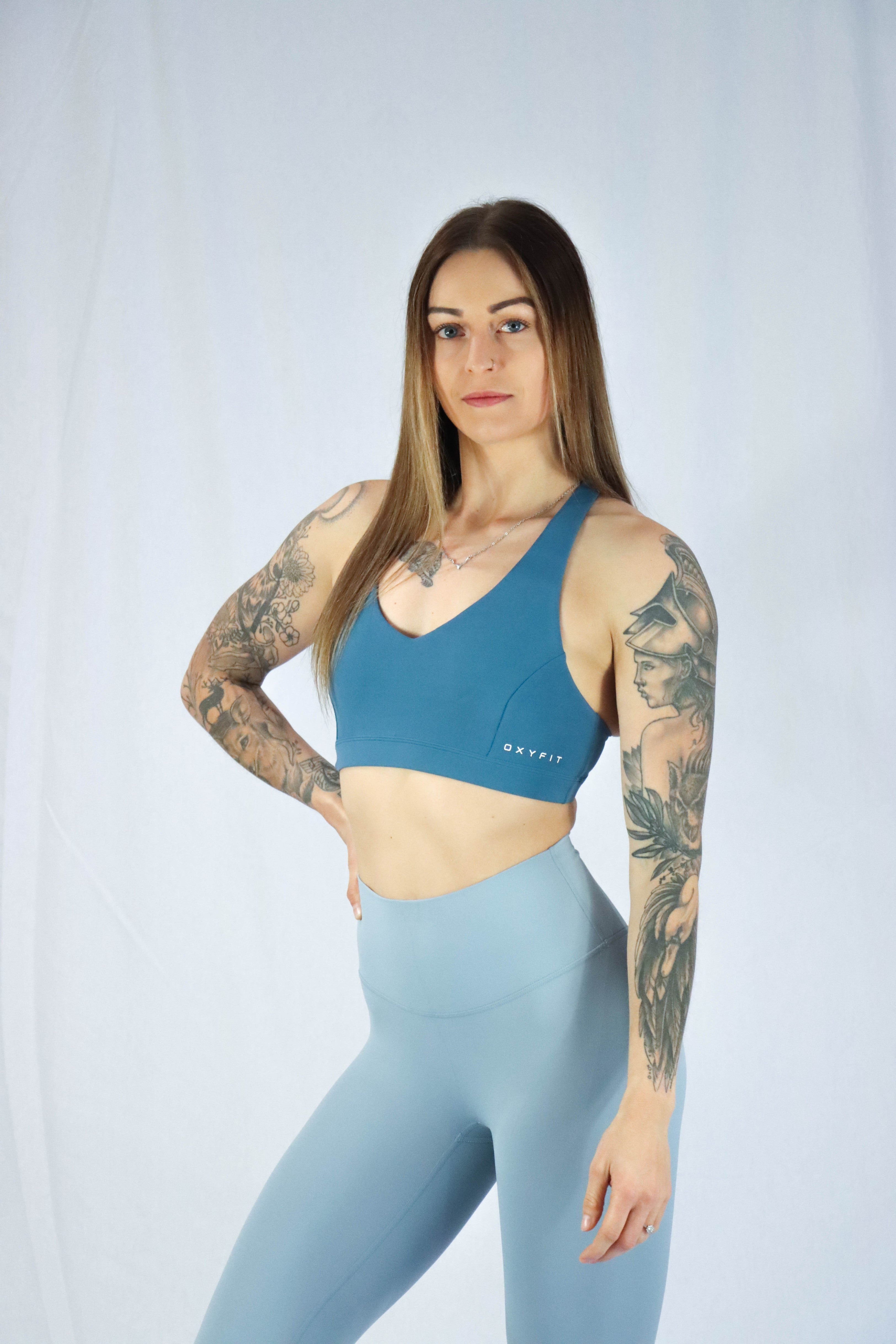 OXYTECH Sports Bra - Blue Lagoon