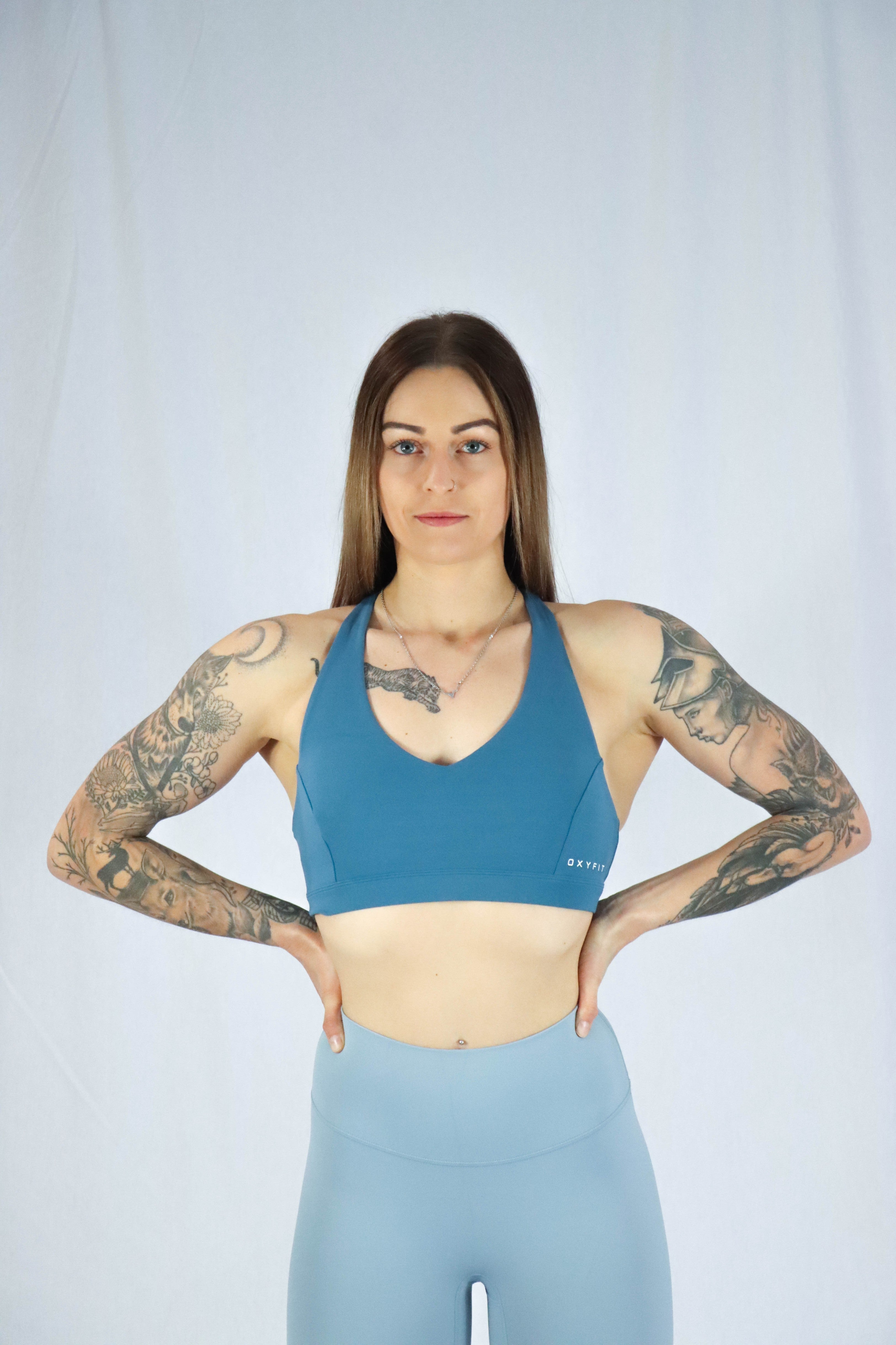 OXYTECH Sports Bra - Blue Lagoon