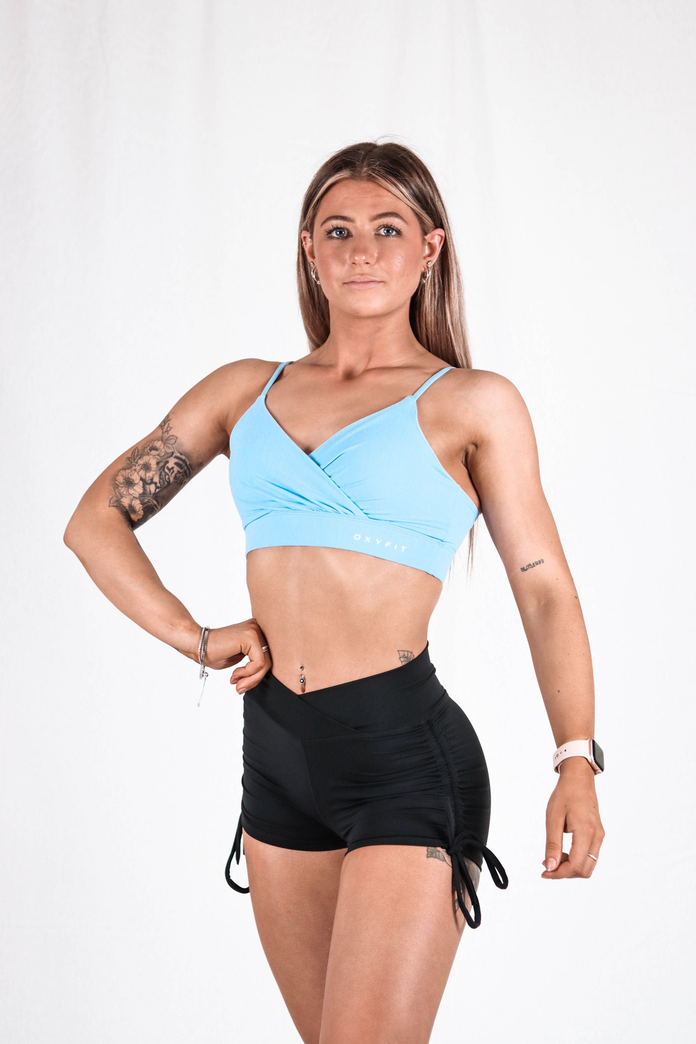 Oxyfit Bliss Bra - Light Blue Azure