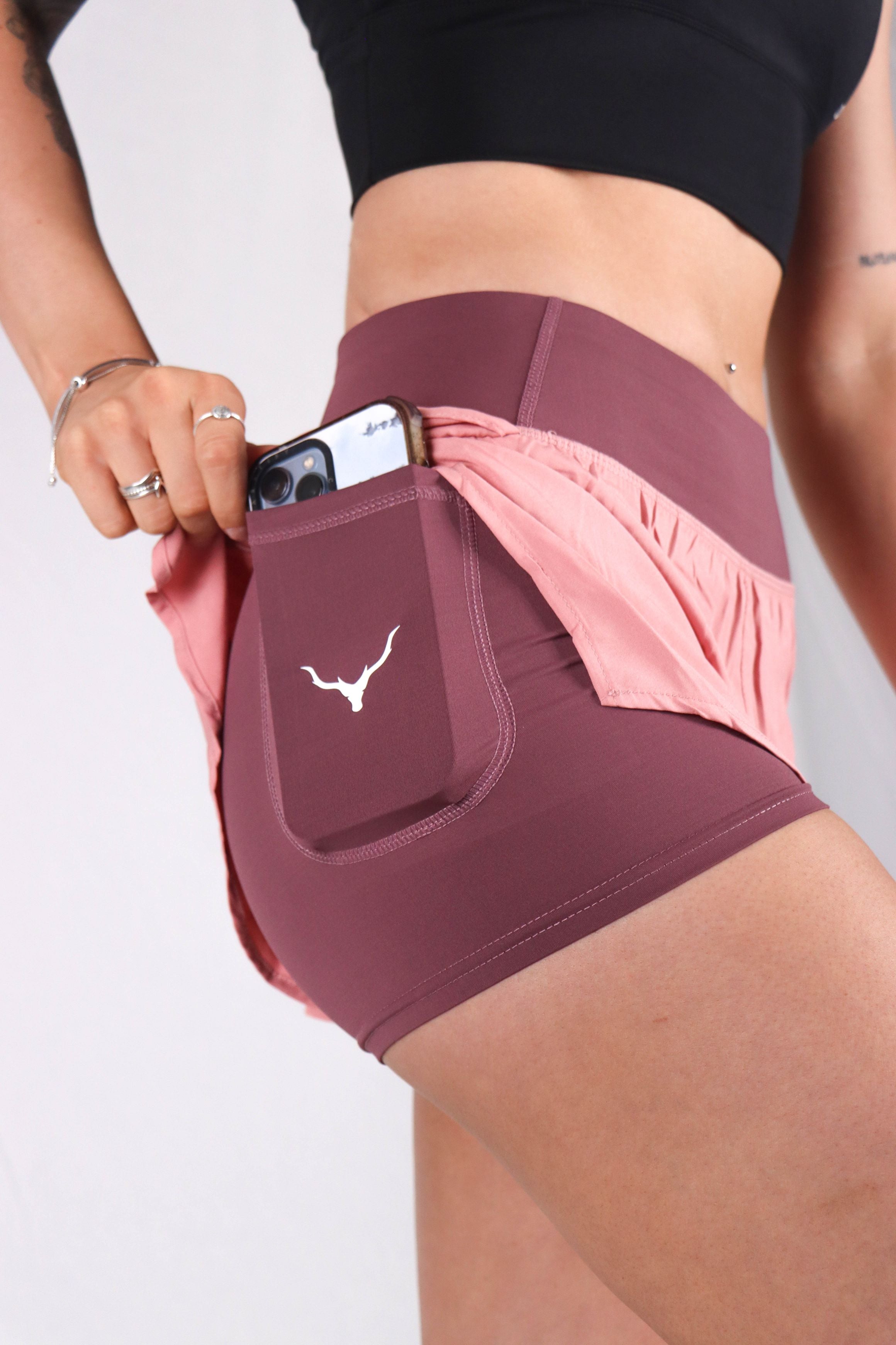 Womens Tempo Shorts | Ruby Pink