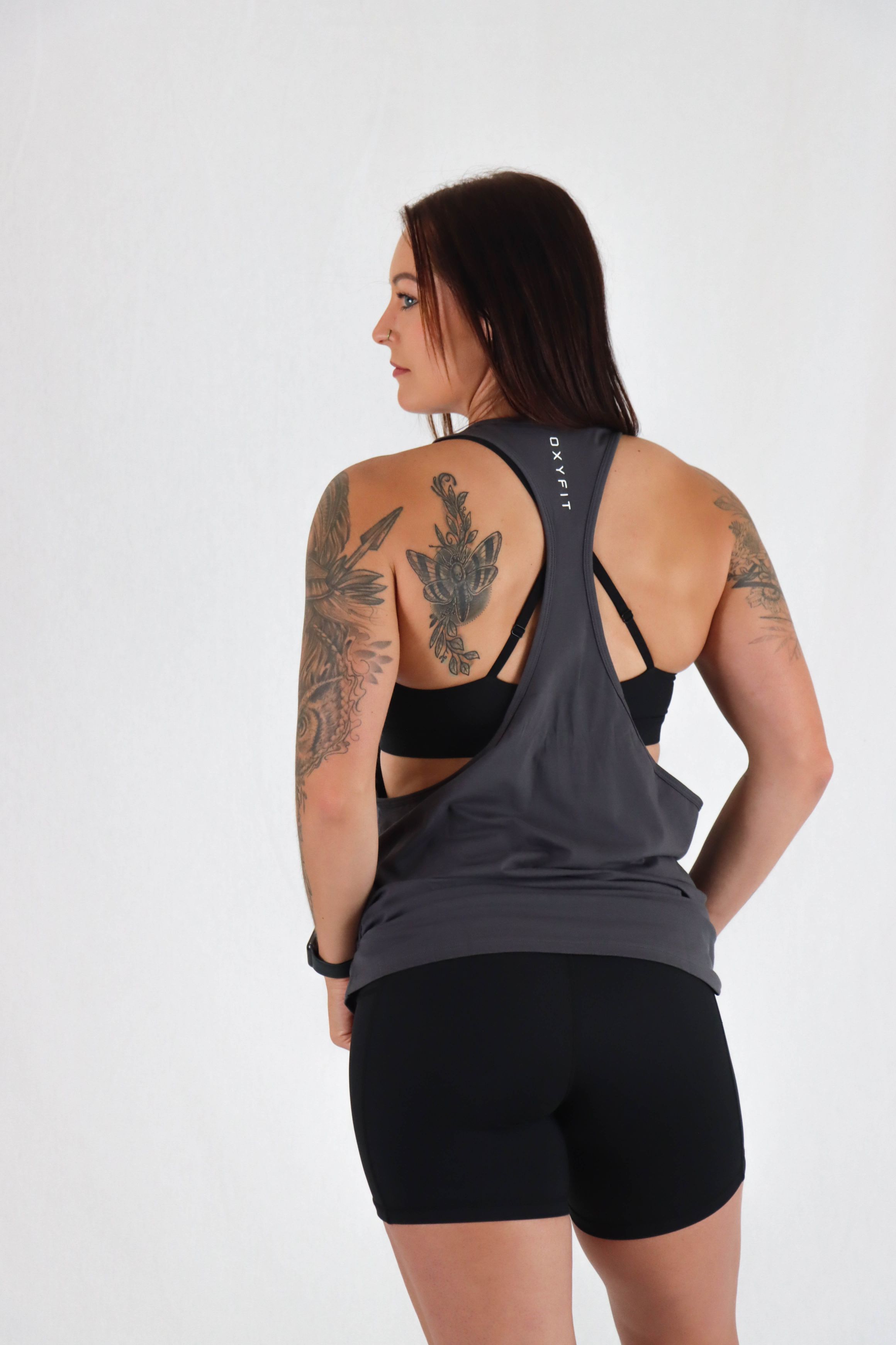 Oxyfit Womens Focus Stringer - Concrete Blue