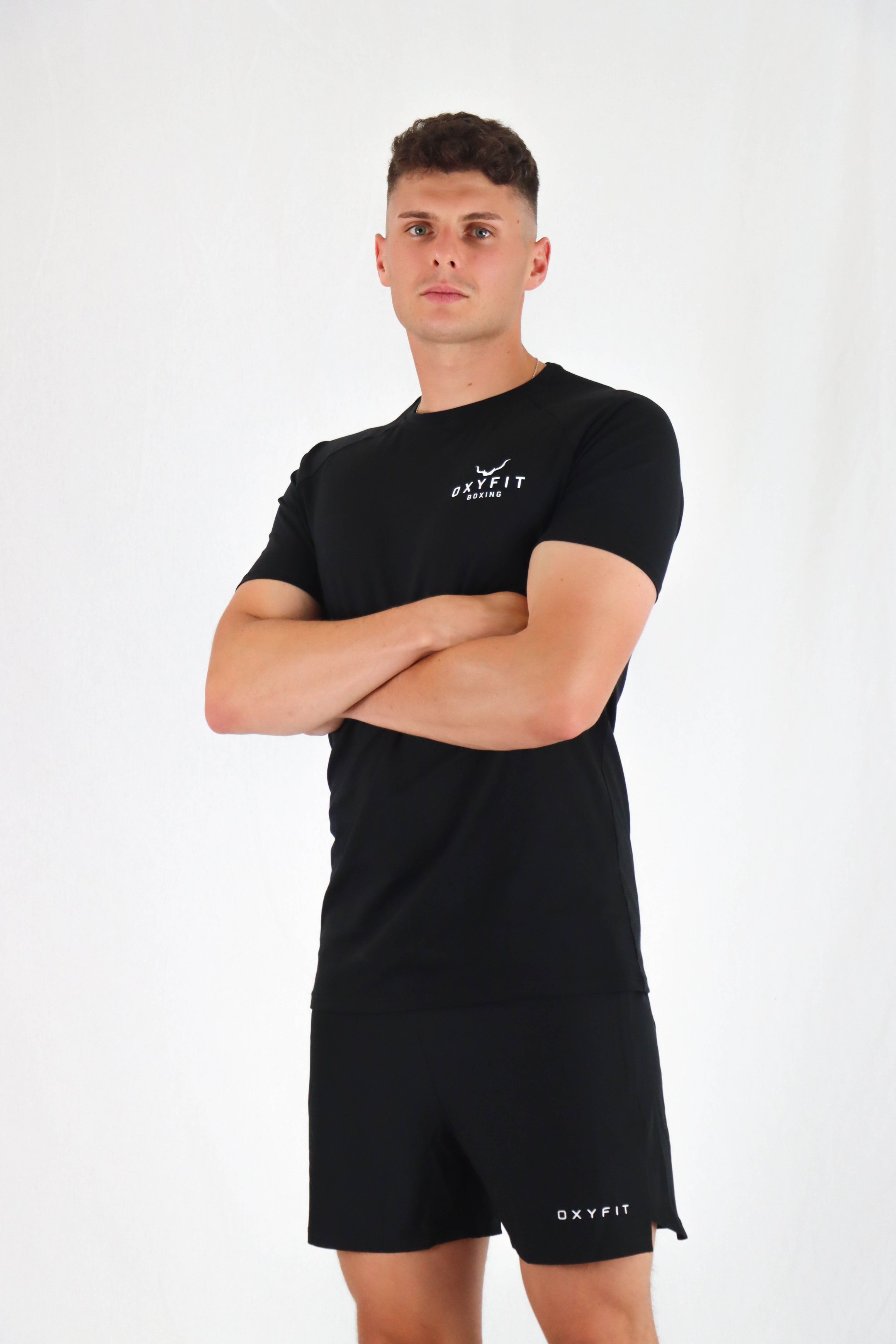 Oxyfit Boxing Icon T-Shirt - True Black