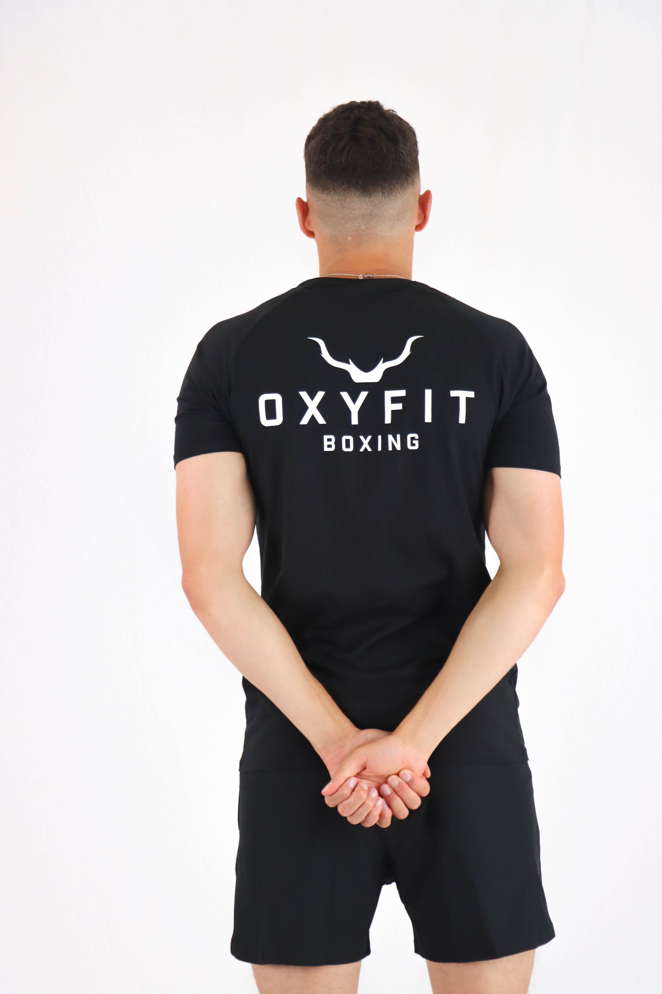 Oxyfit Boxing Icon T-Shirt - True Black