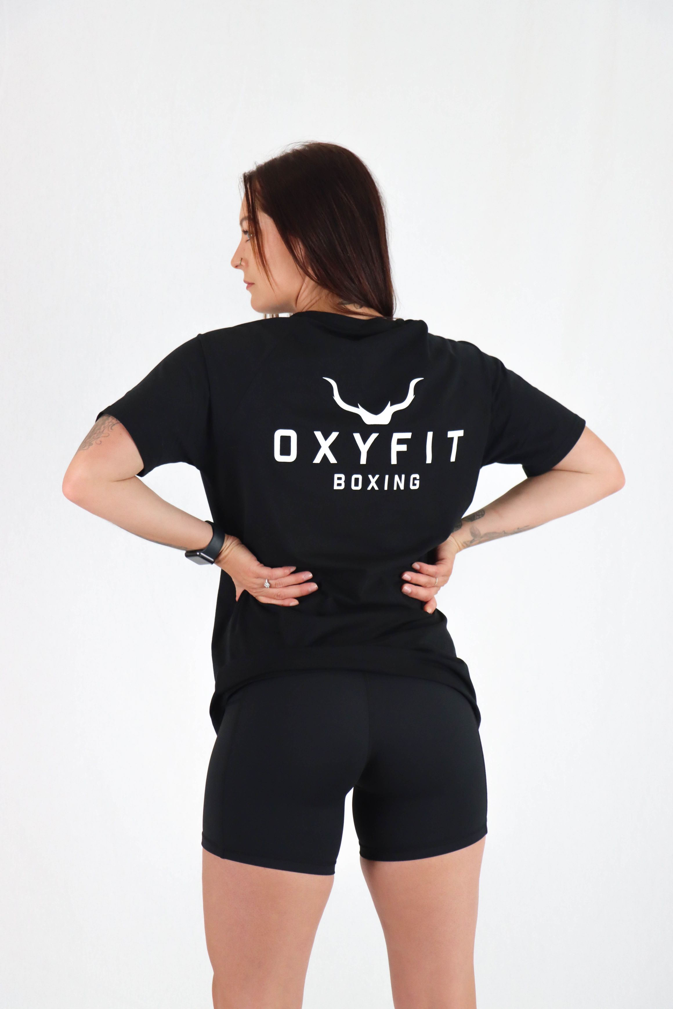 Oxyfit Boxing Icon T-Shirt - True Black