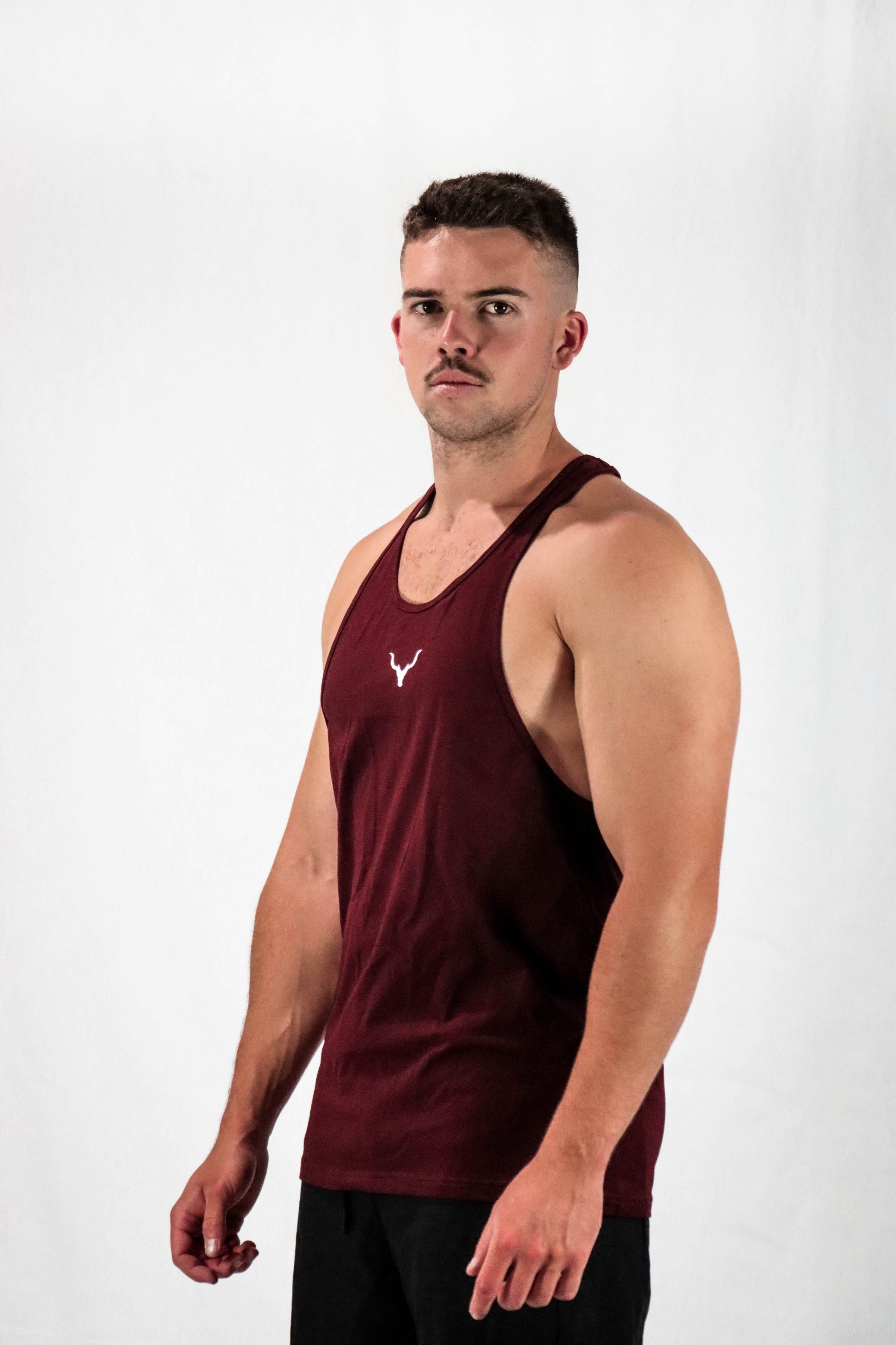 Oxyfit Mens Focus Stringer - Maroon