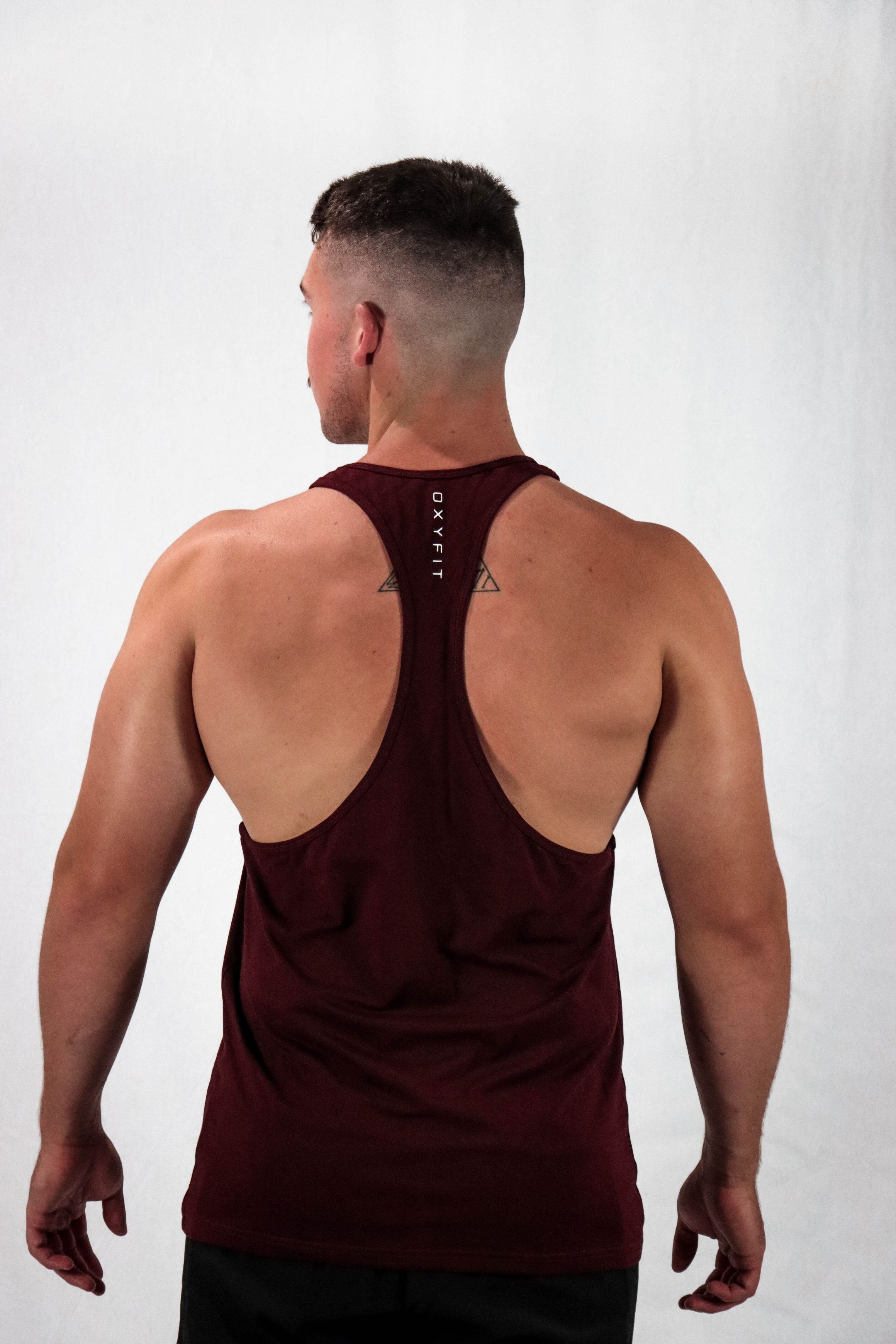 Oxyfit Mens Focus Stringer - Maroon