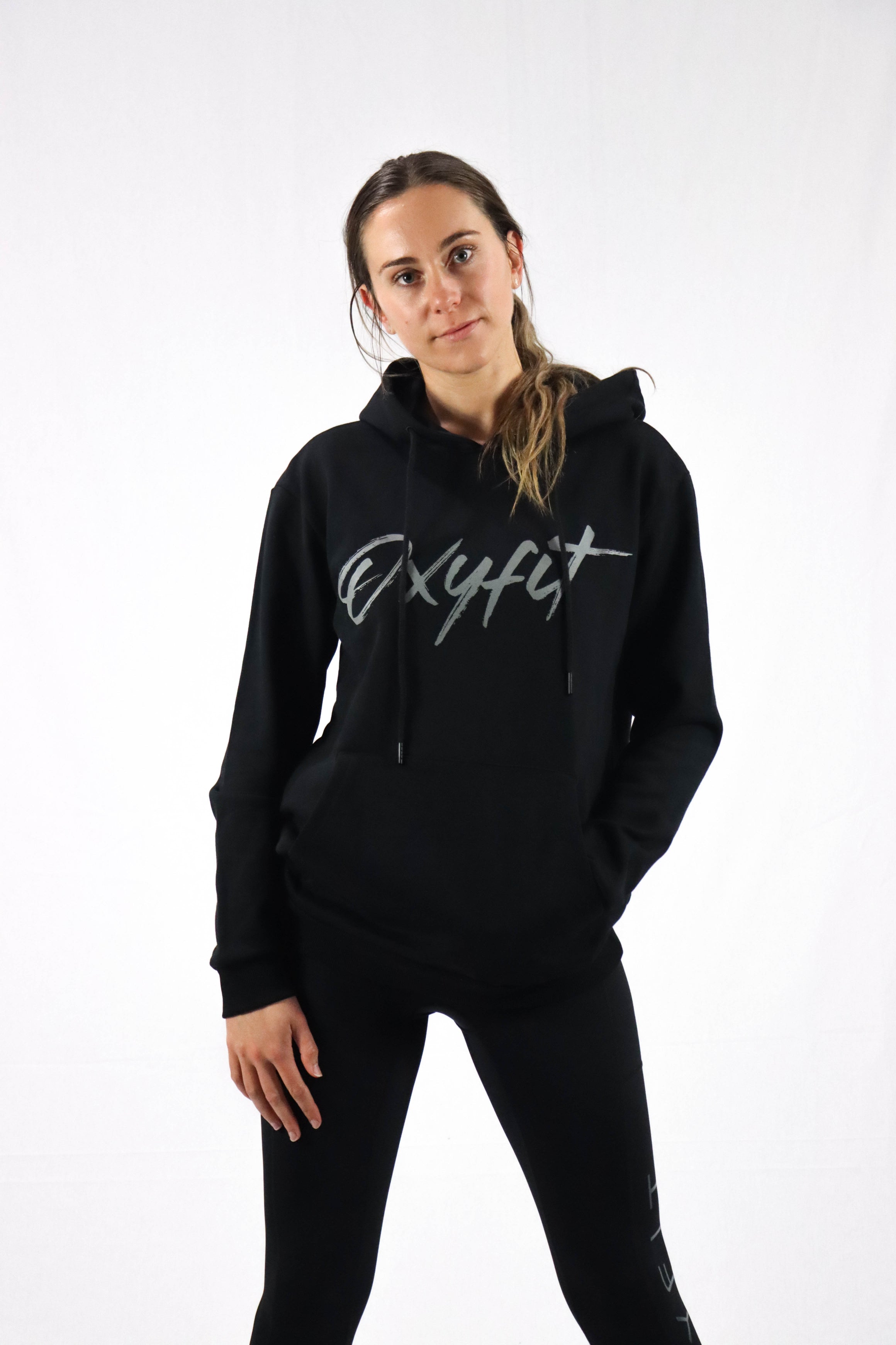 Womens Premium Gravity Hoodie - Onyx Black