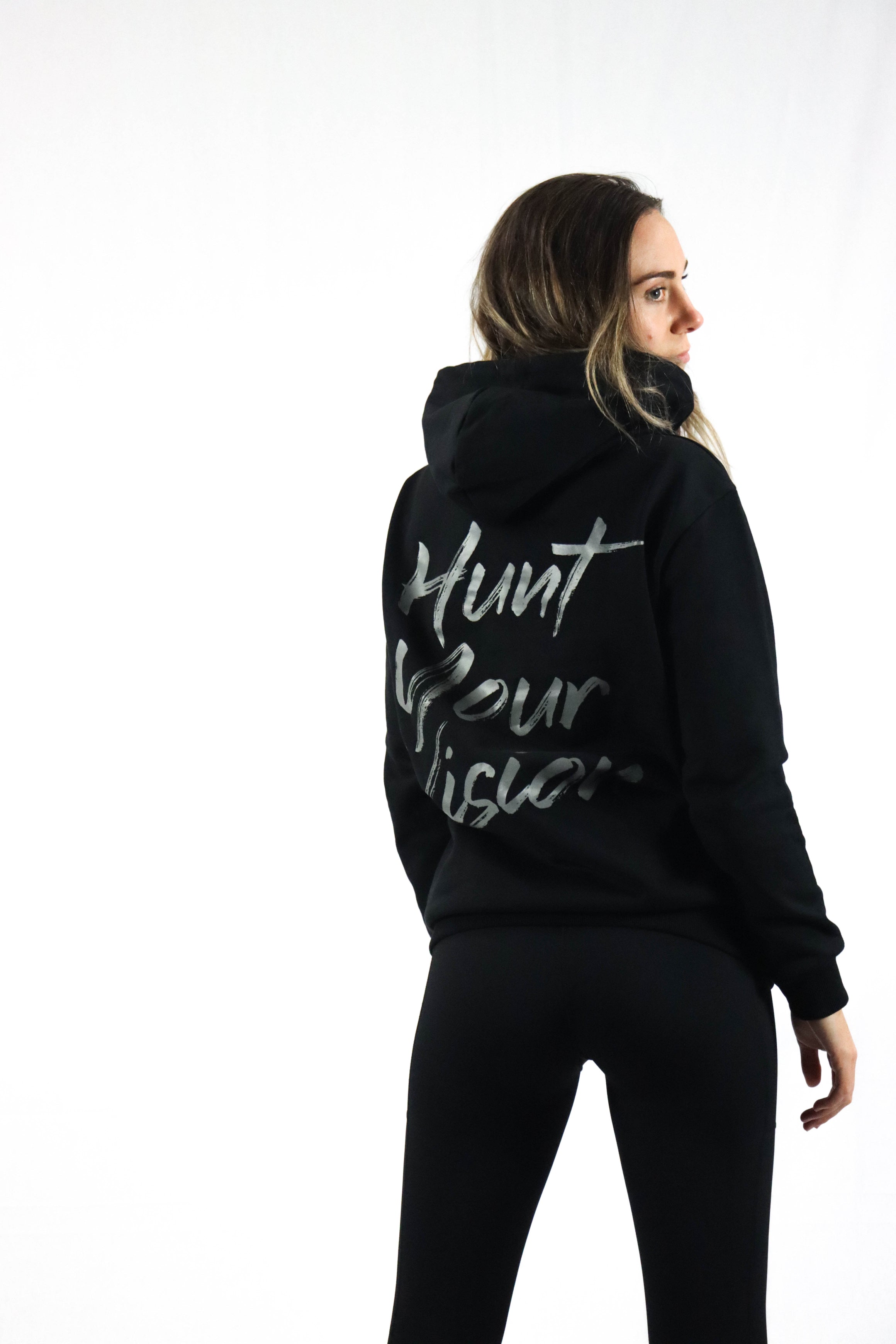 Womens Premium Gravity Hoodie - Onyx Black