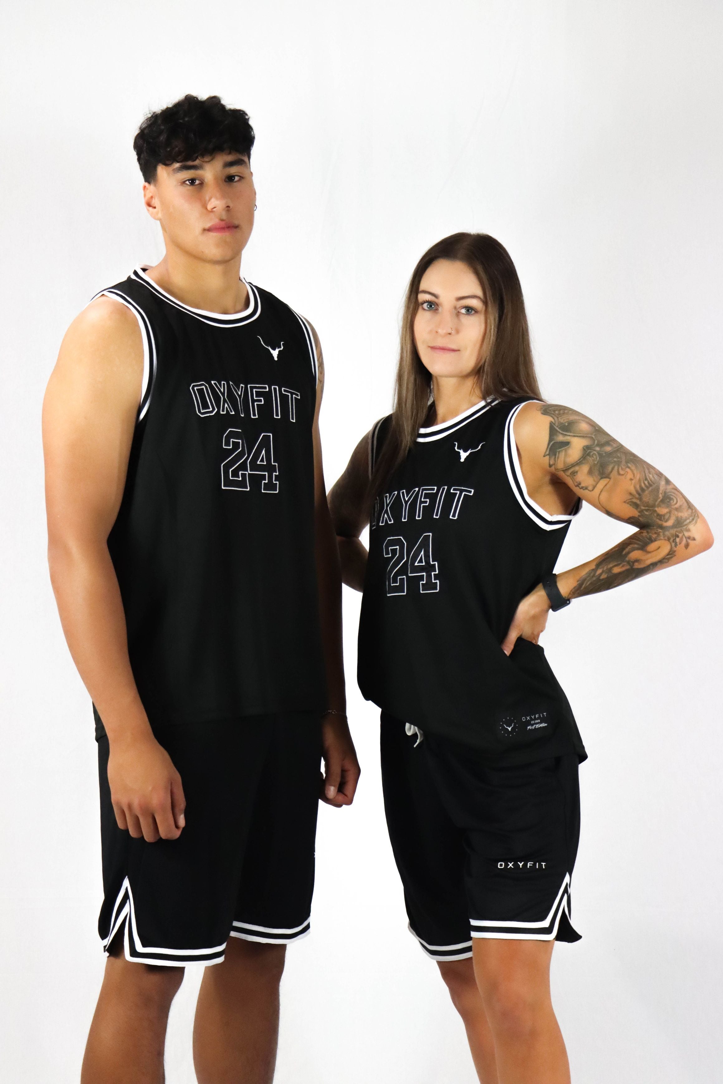 Oxyfit X Spalding Basketball Jersey - Black