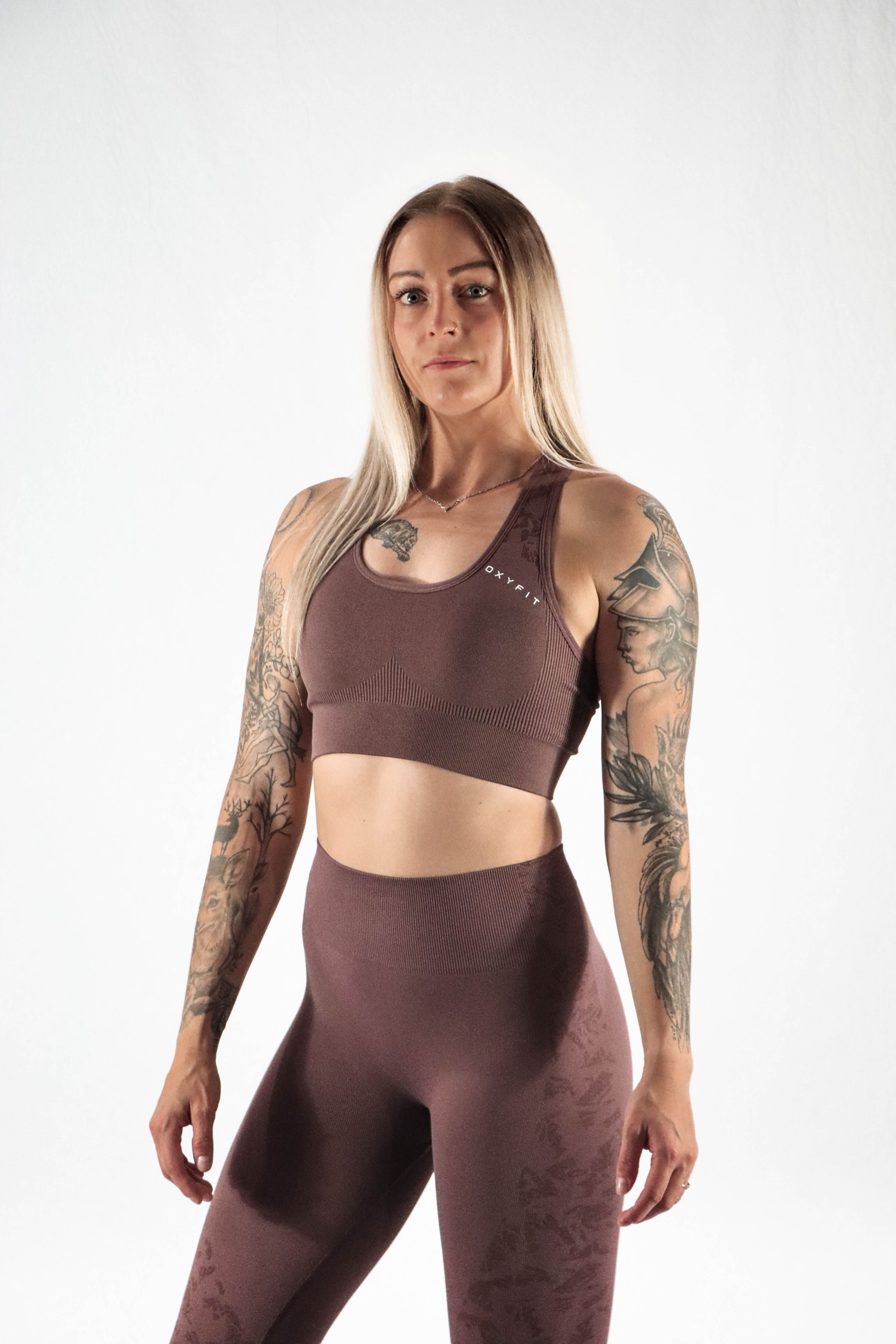 Earth Seamless Sports Bra - Taupe