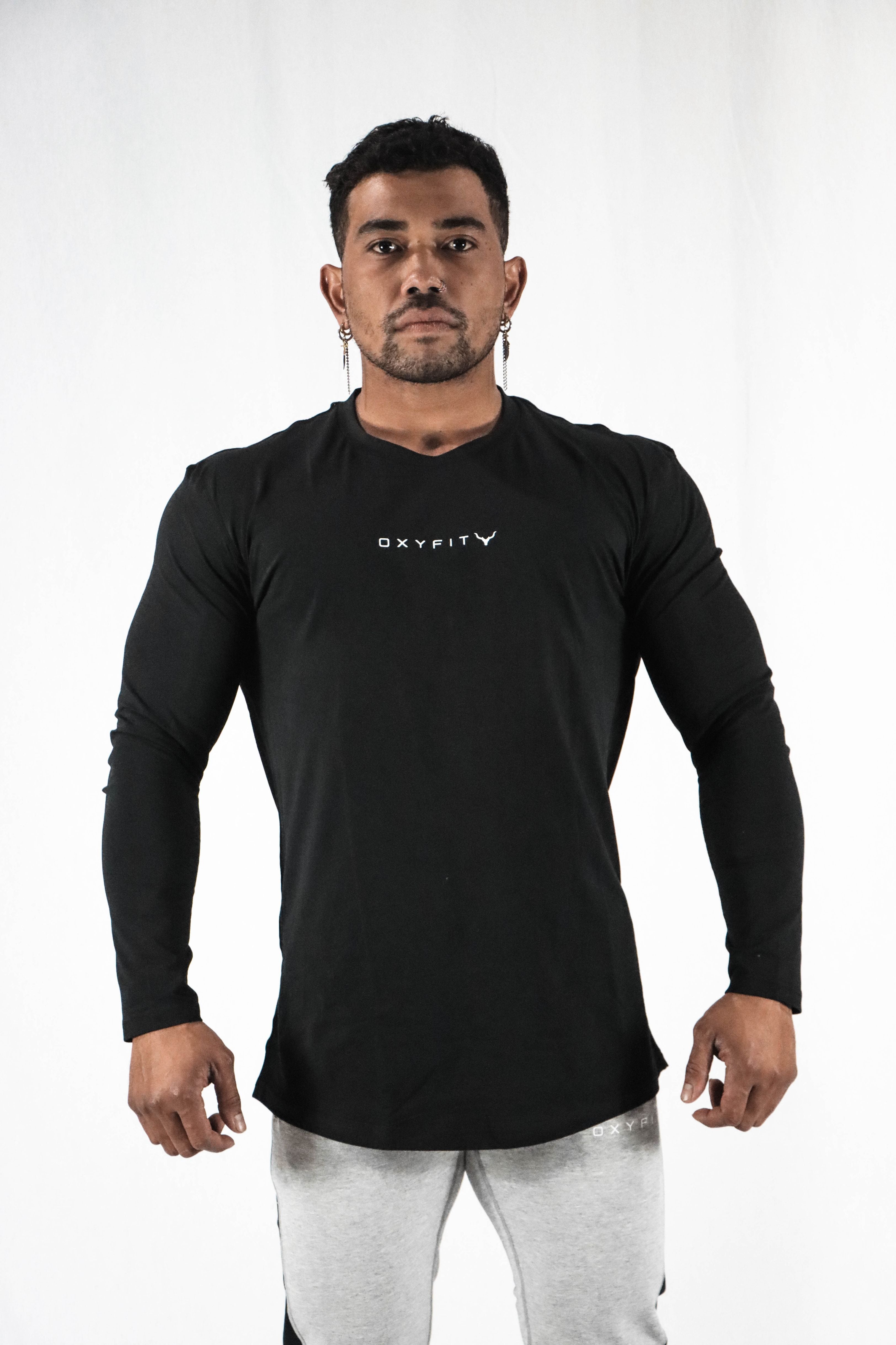 Mens Integrity Long Sleeve - Onyx Black