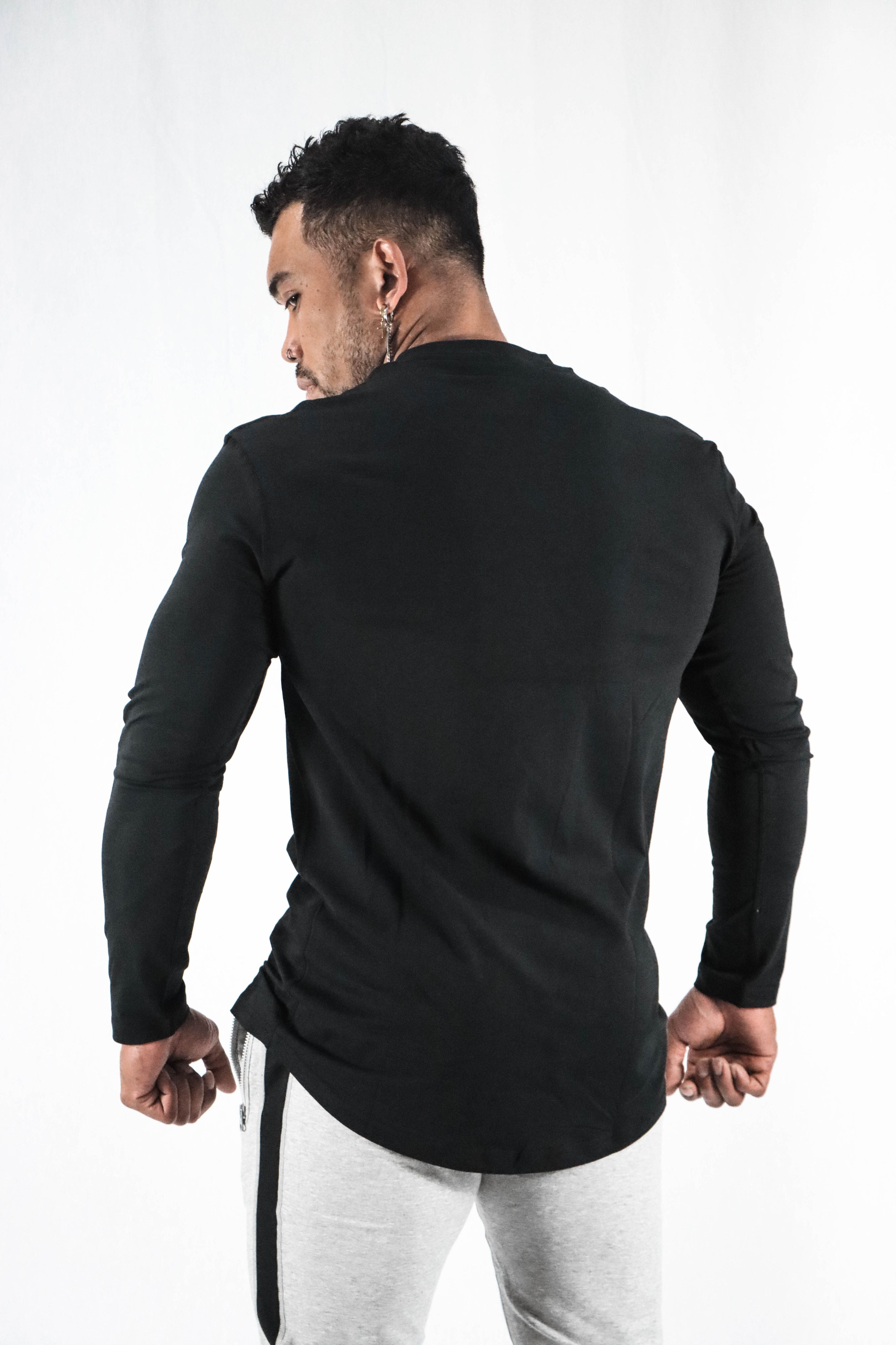 Mens Integrity Long Sleeve - Onyx Black