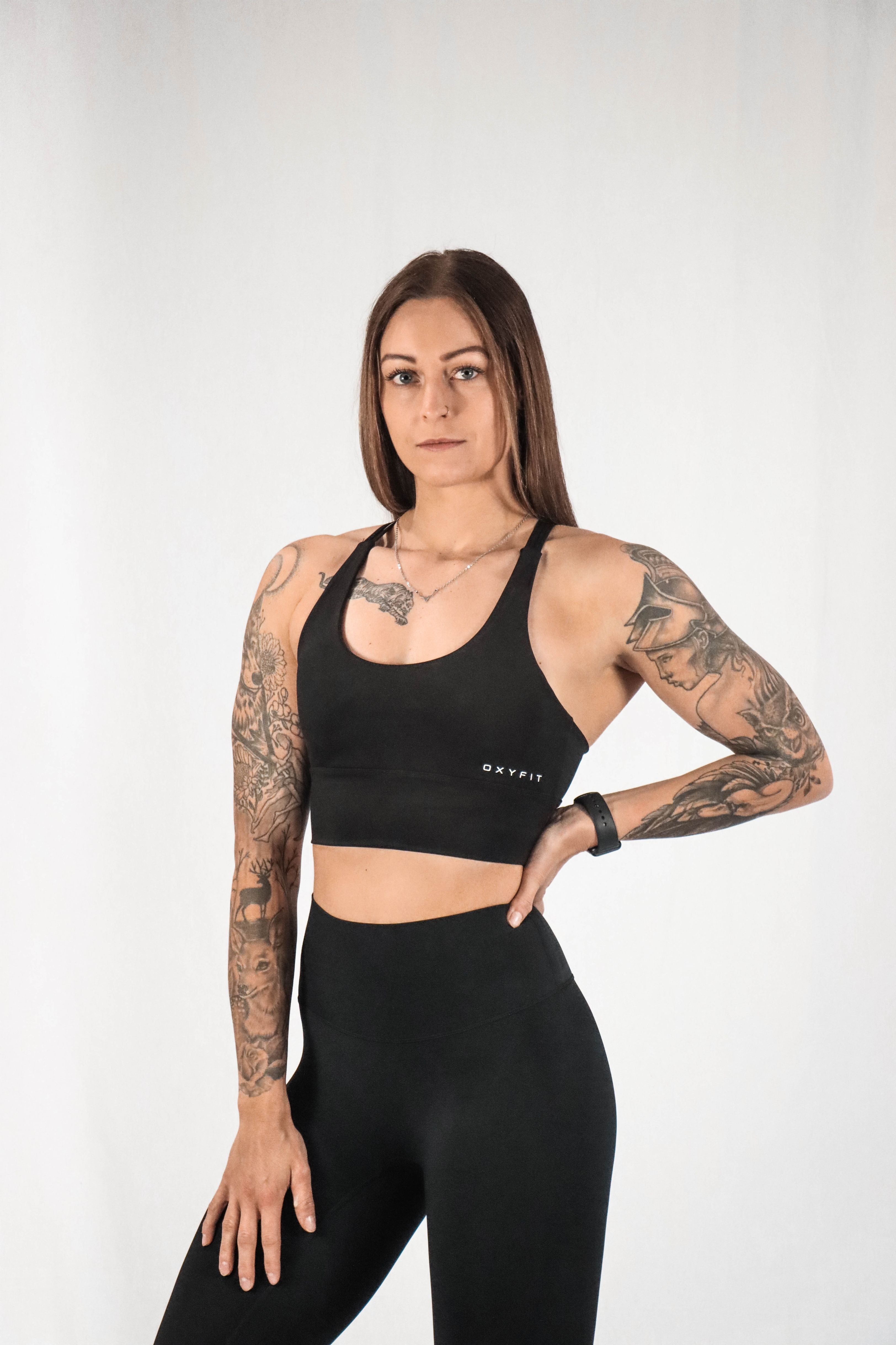 OXYTECH Sports Bra V2 - Ash Black