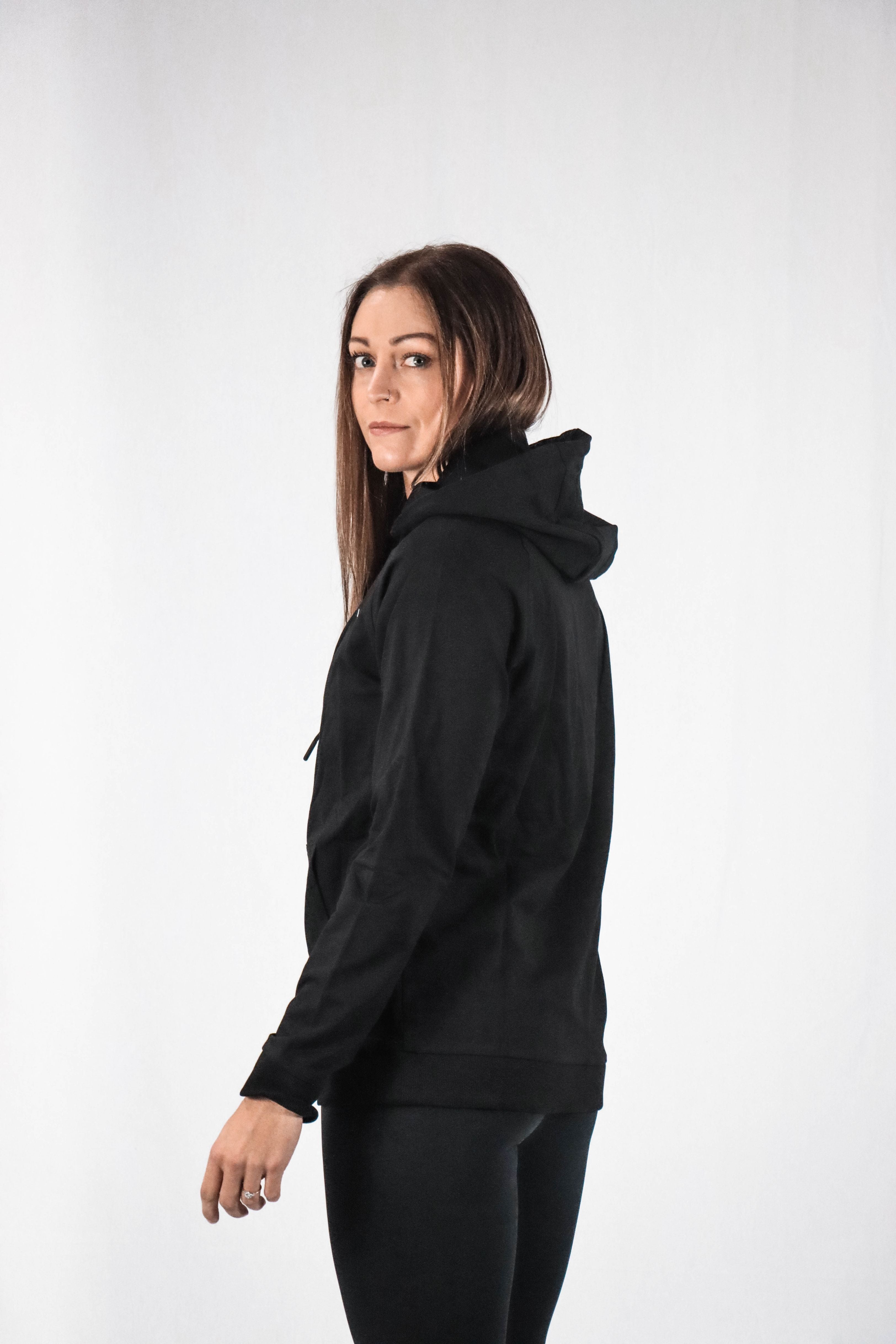 Womens Loyalty Hoodie - True Black