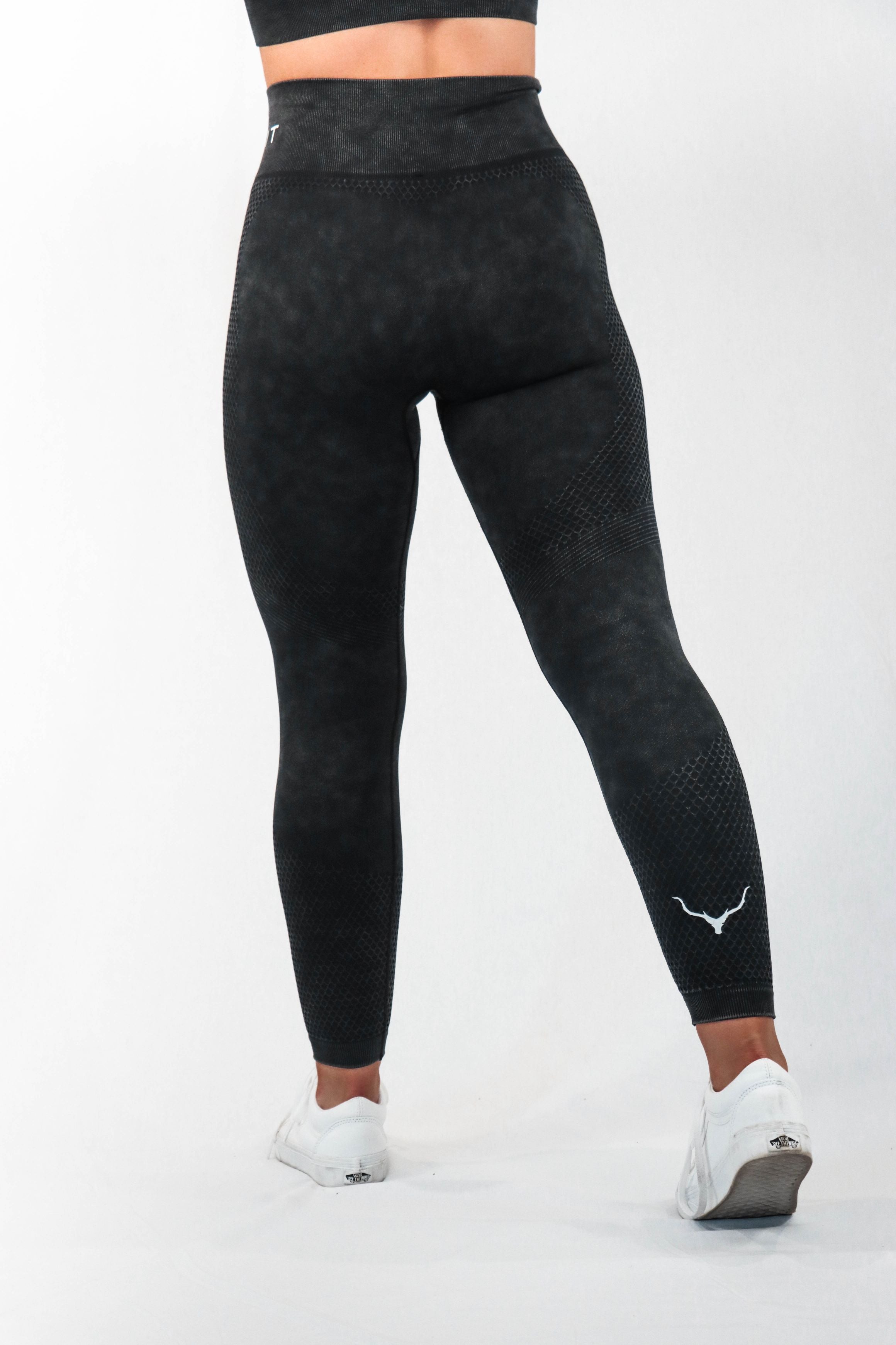 Seamless London Tights - Charcoal Grey