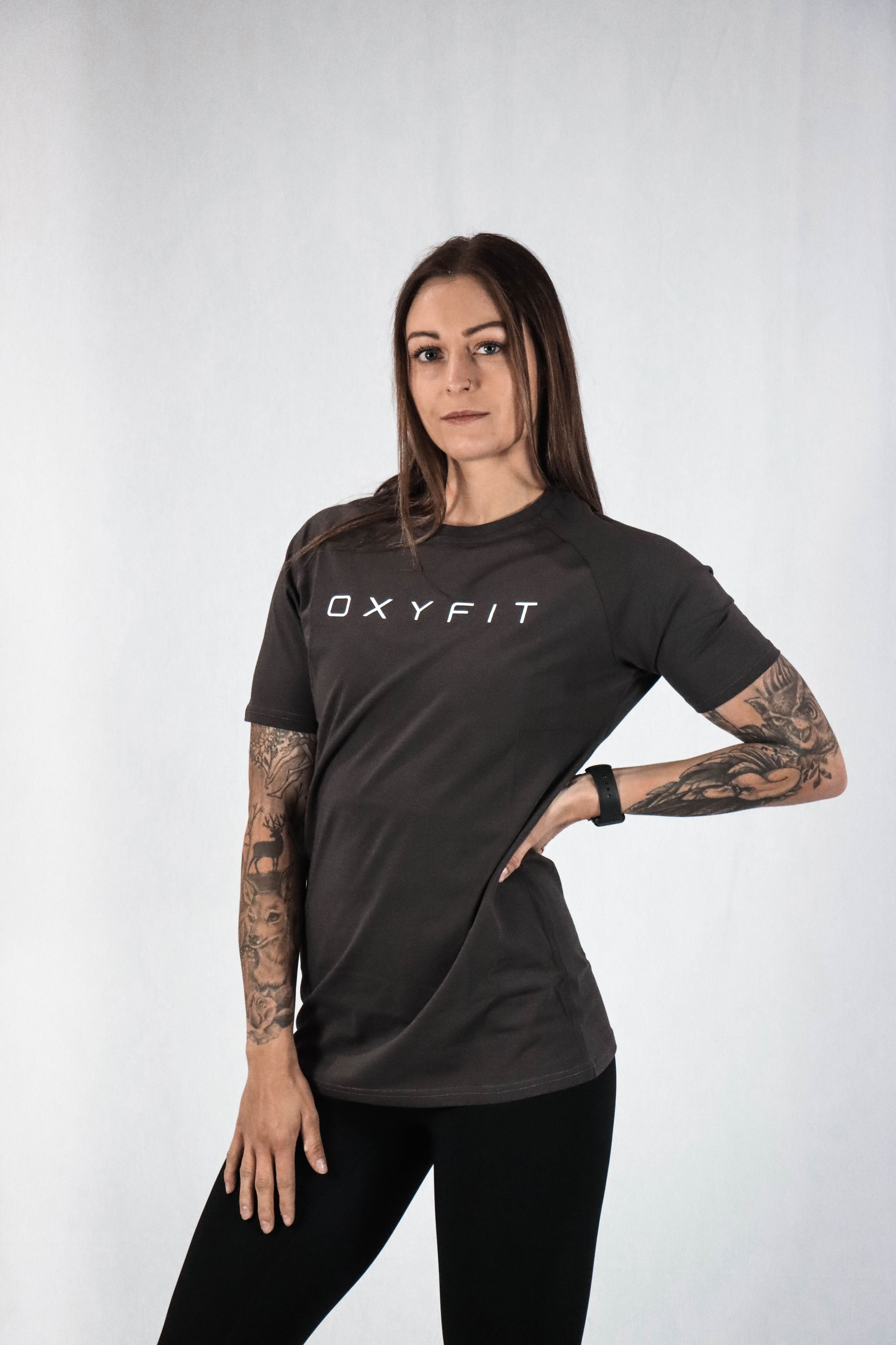 Womens Icon T-Shirt - Charcoal