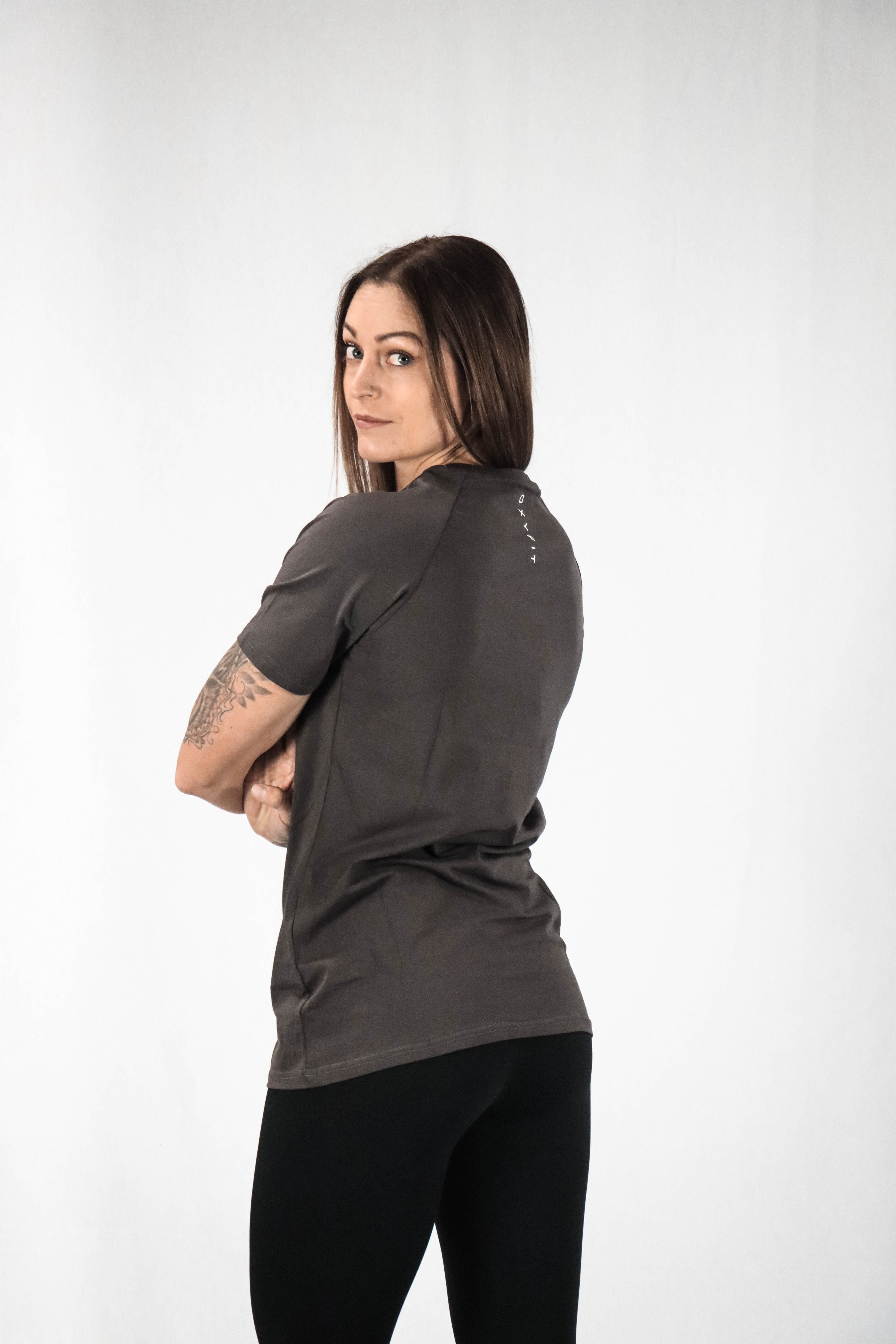 Womens Icon T-Shirt - Charcoal