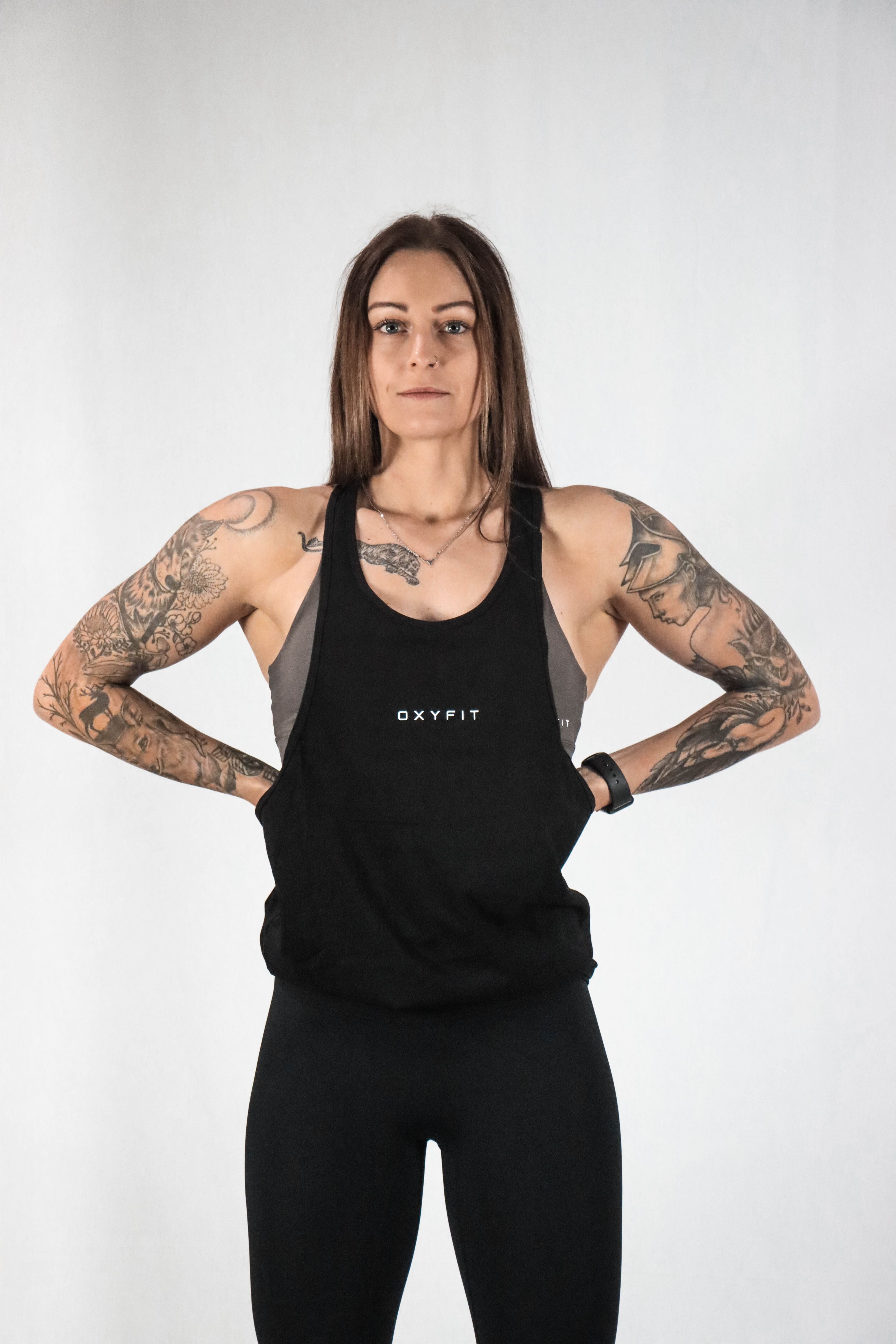 Oxyfit Womens Focus Stringer - True Black