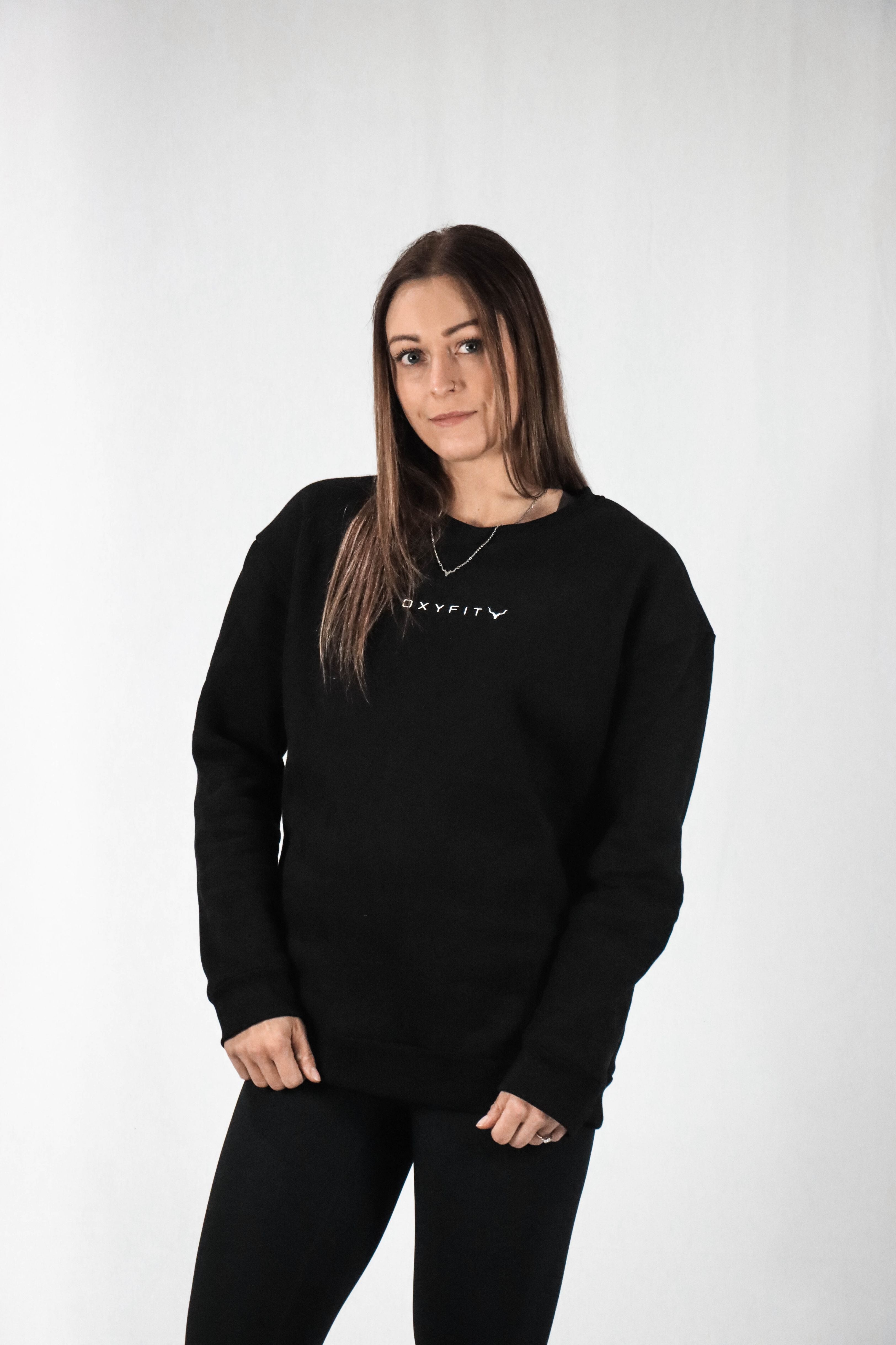 Cornerstone Crew Sweater - Obsidian Black