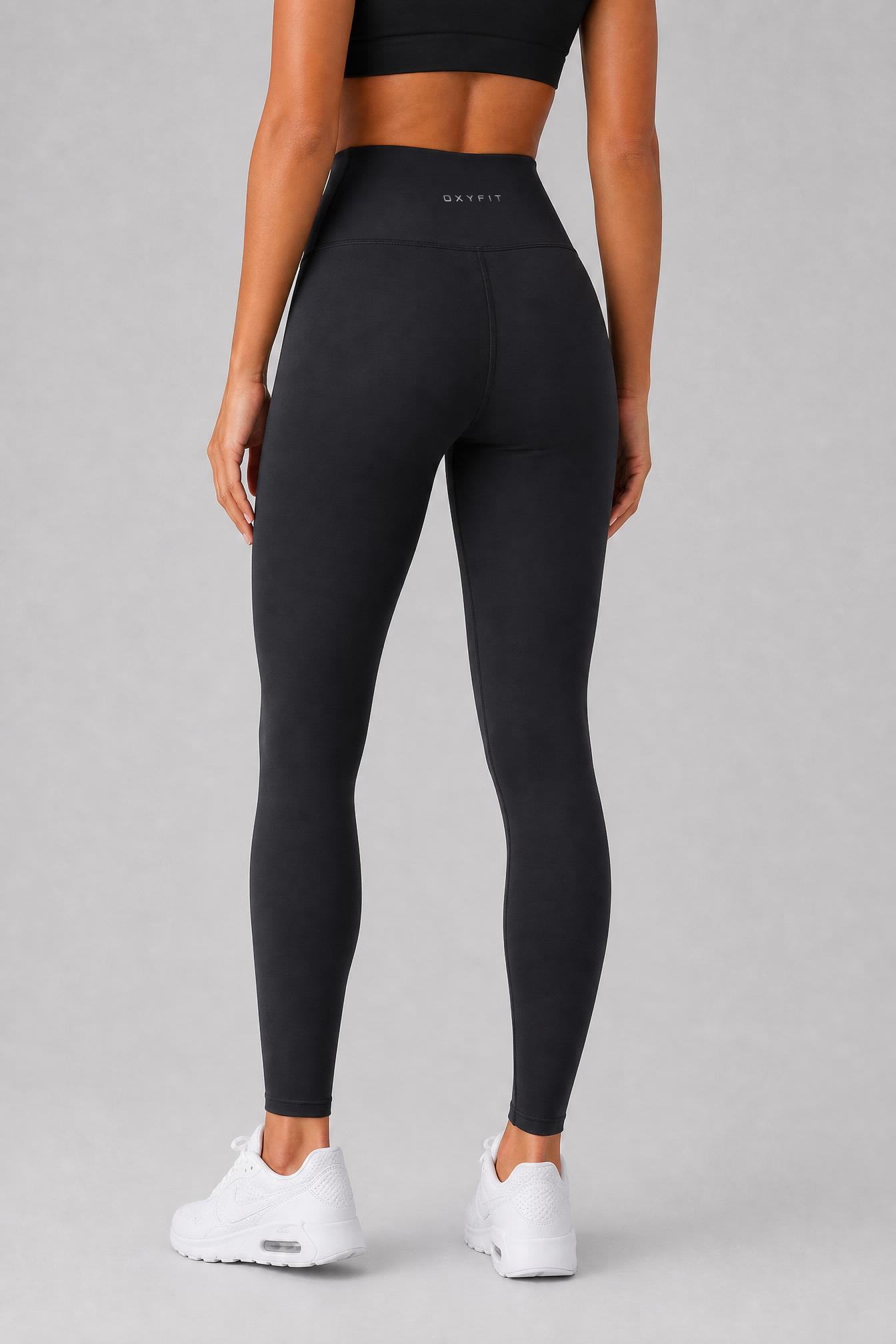 Stealth Compression Leggings - Black - Ox Logo