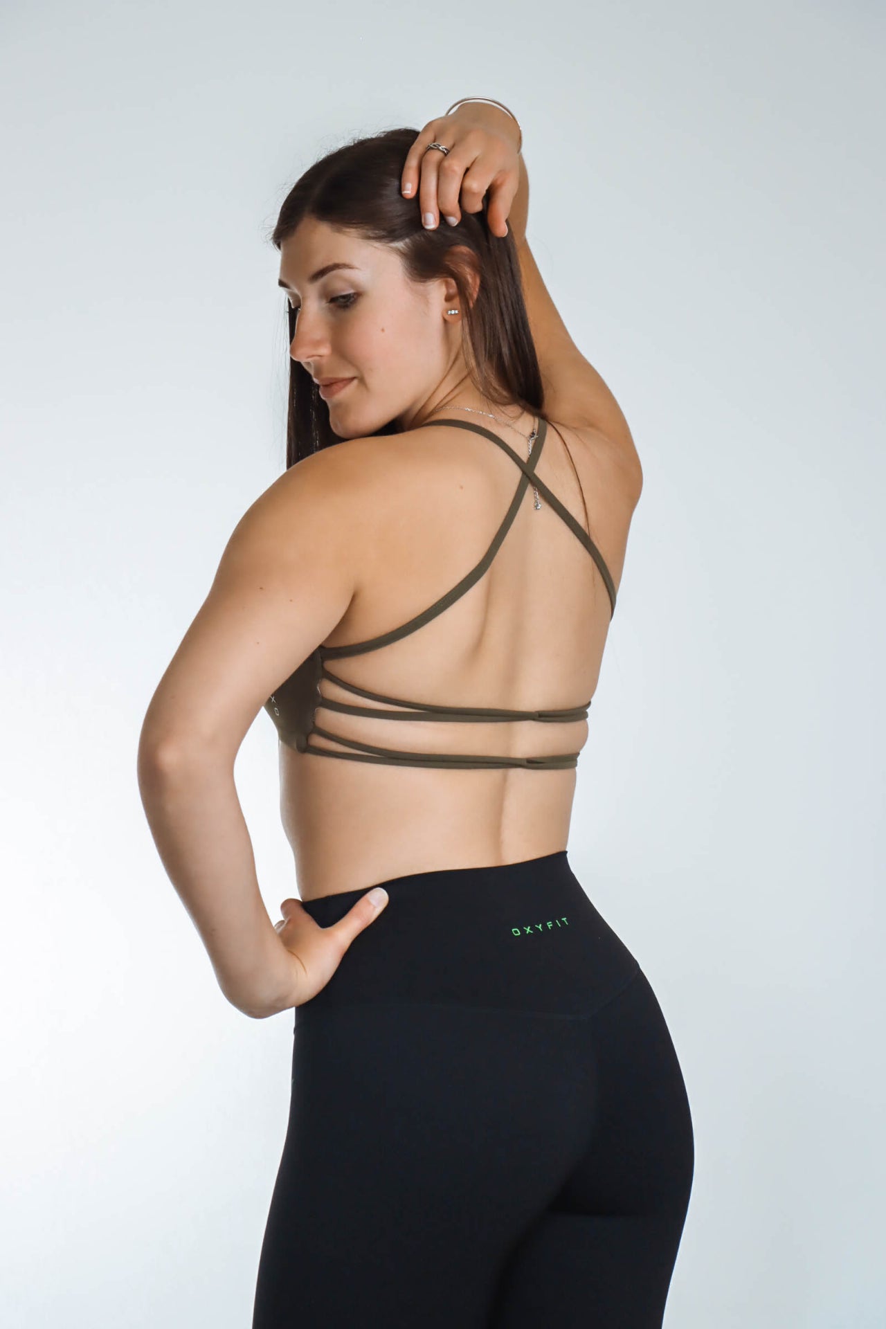 Oxyfit Allure Crop V2 - Forrest Green