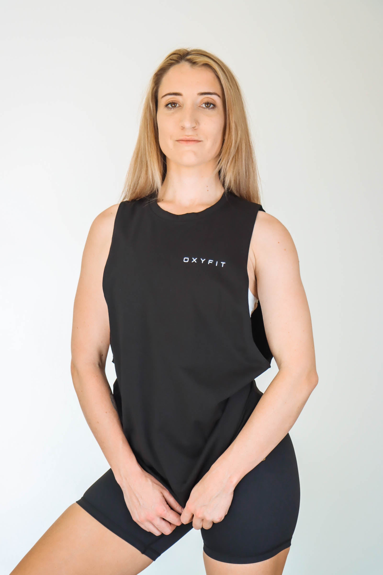 Womens Mercenary Tank - Micro Logo