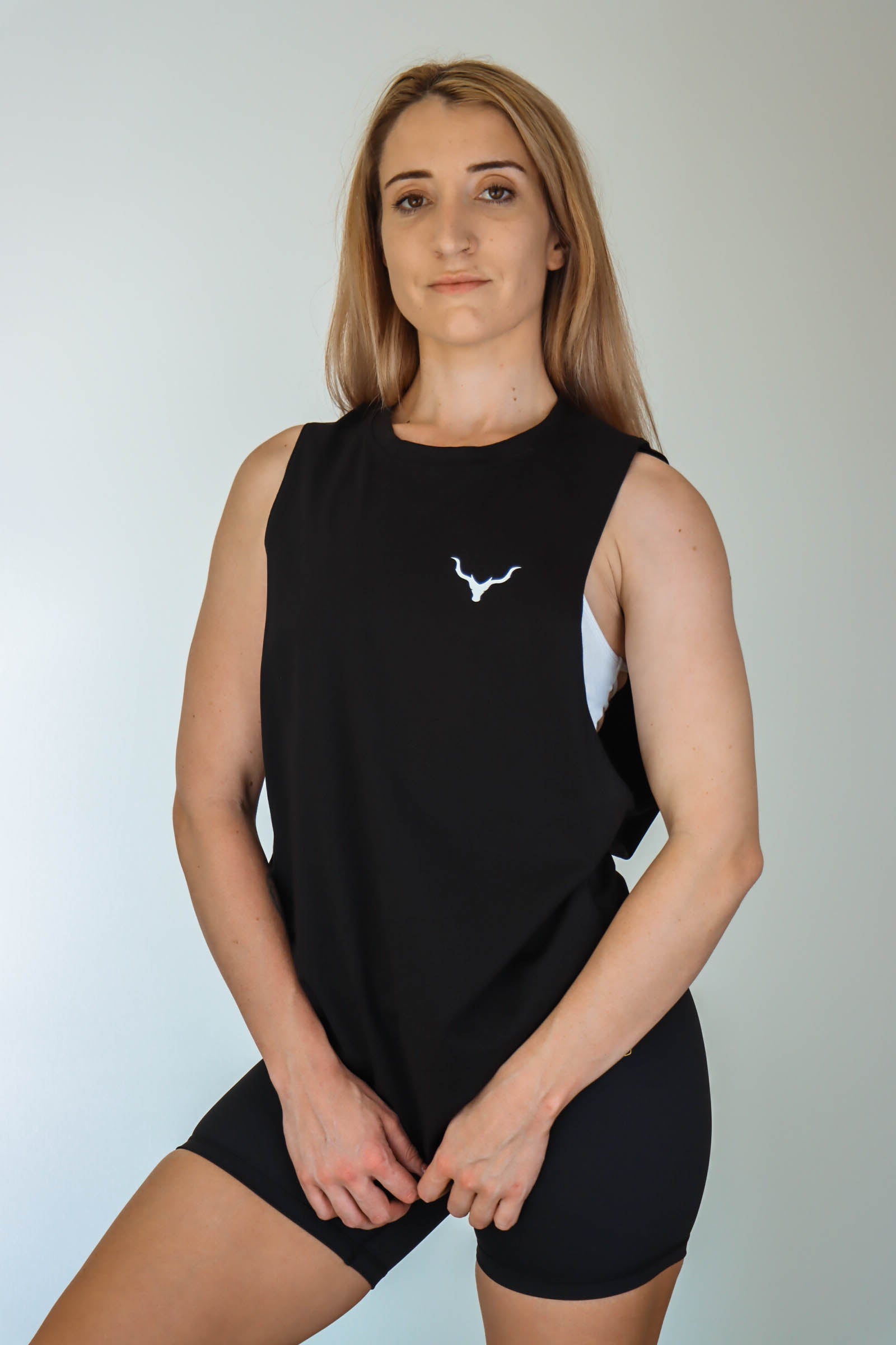 Womens Mercenary Tank - Ox Logo