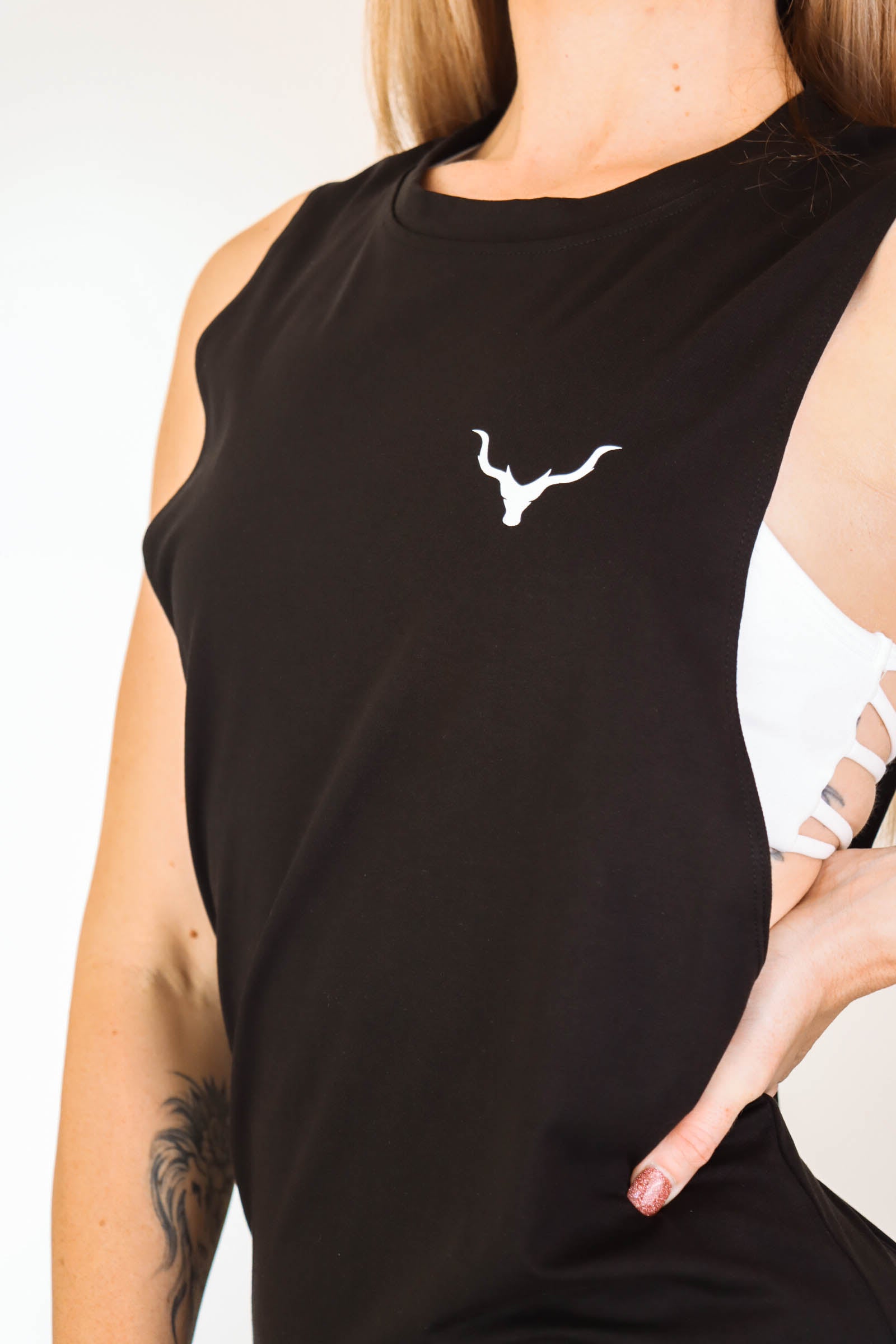 Womens Mercenary Tank - Ox Logo