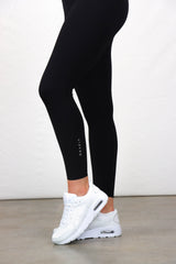 OXYTECH Womens Leggings | Micro Logo - Black & White