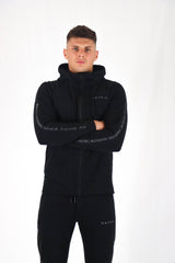 Mens Loyalty Zip-Up Hoodie - Onyx Black