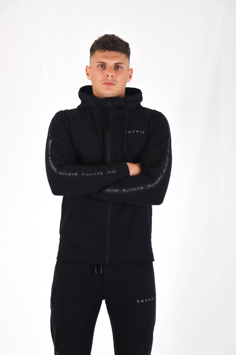 Mens Loyalty Zip-Up Hoodie - Onyx Black