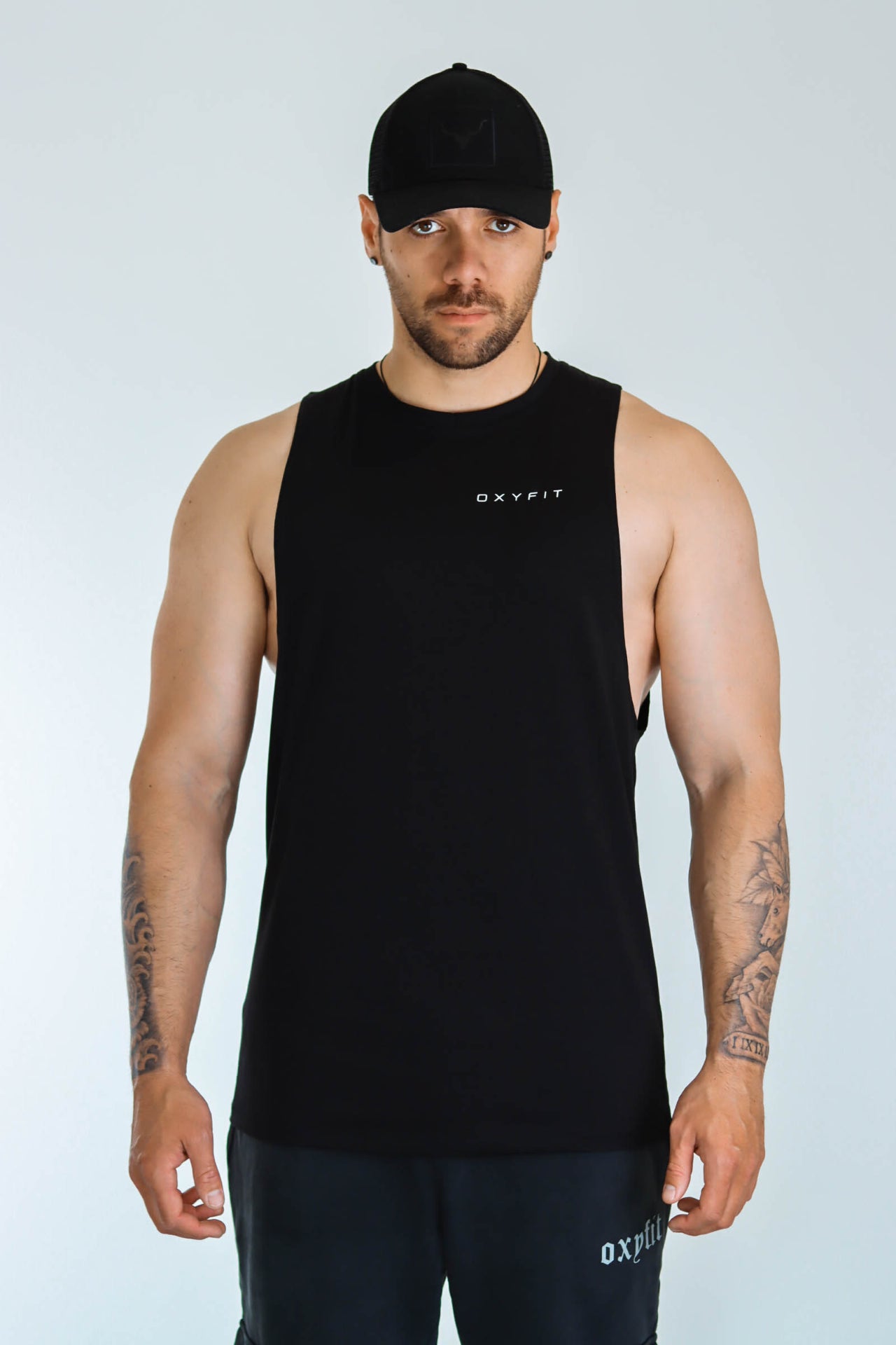 Mens Mercenary Tank - Micro Logo